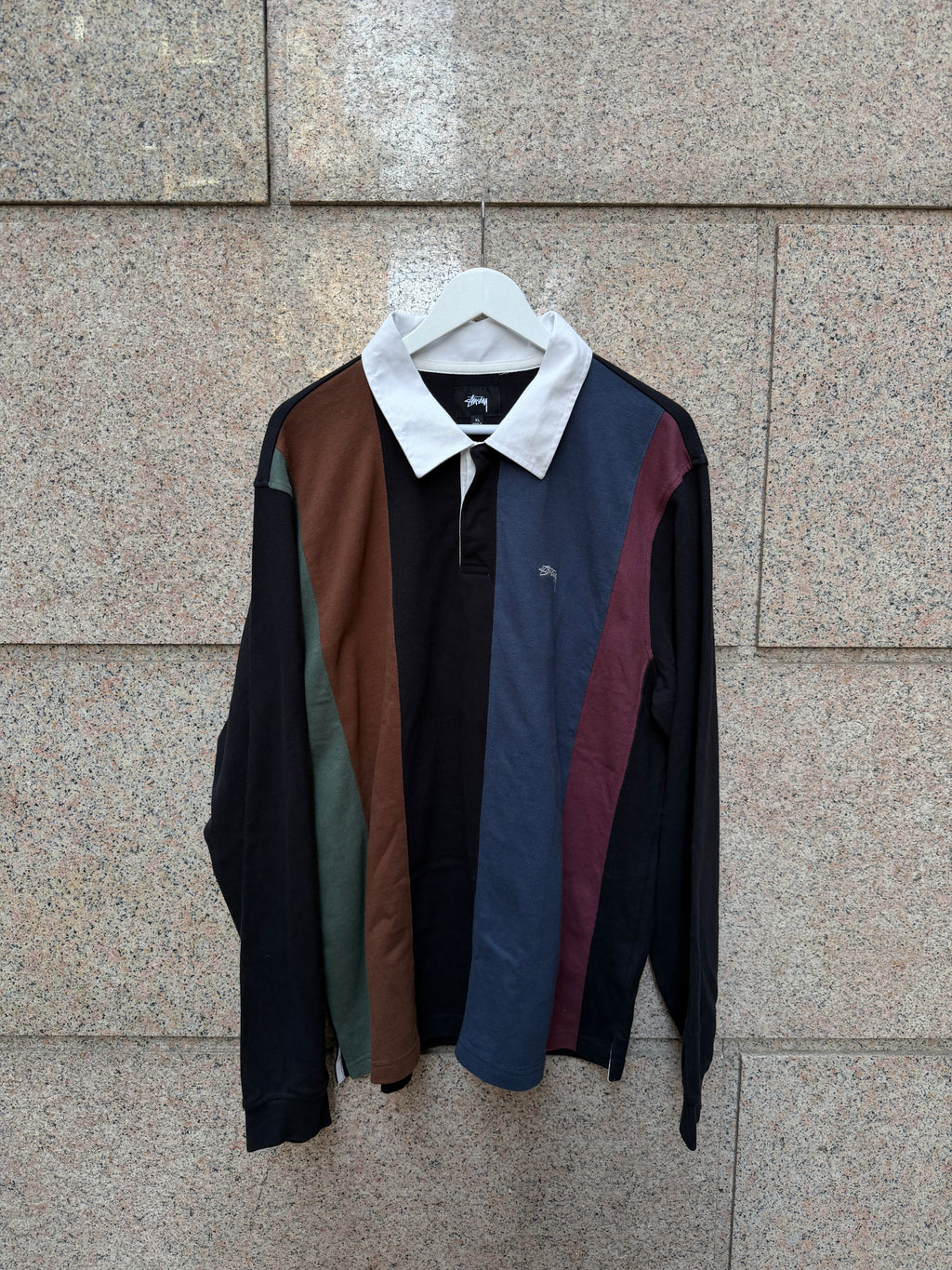 Stussy Longsleeve Polo - XL (USED)