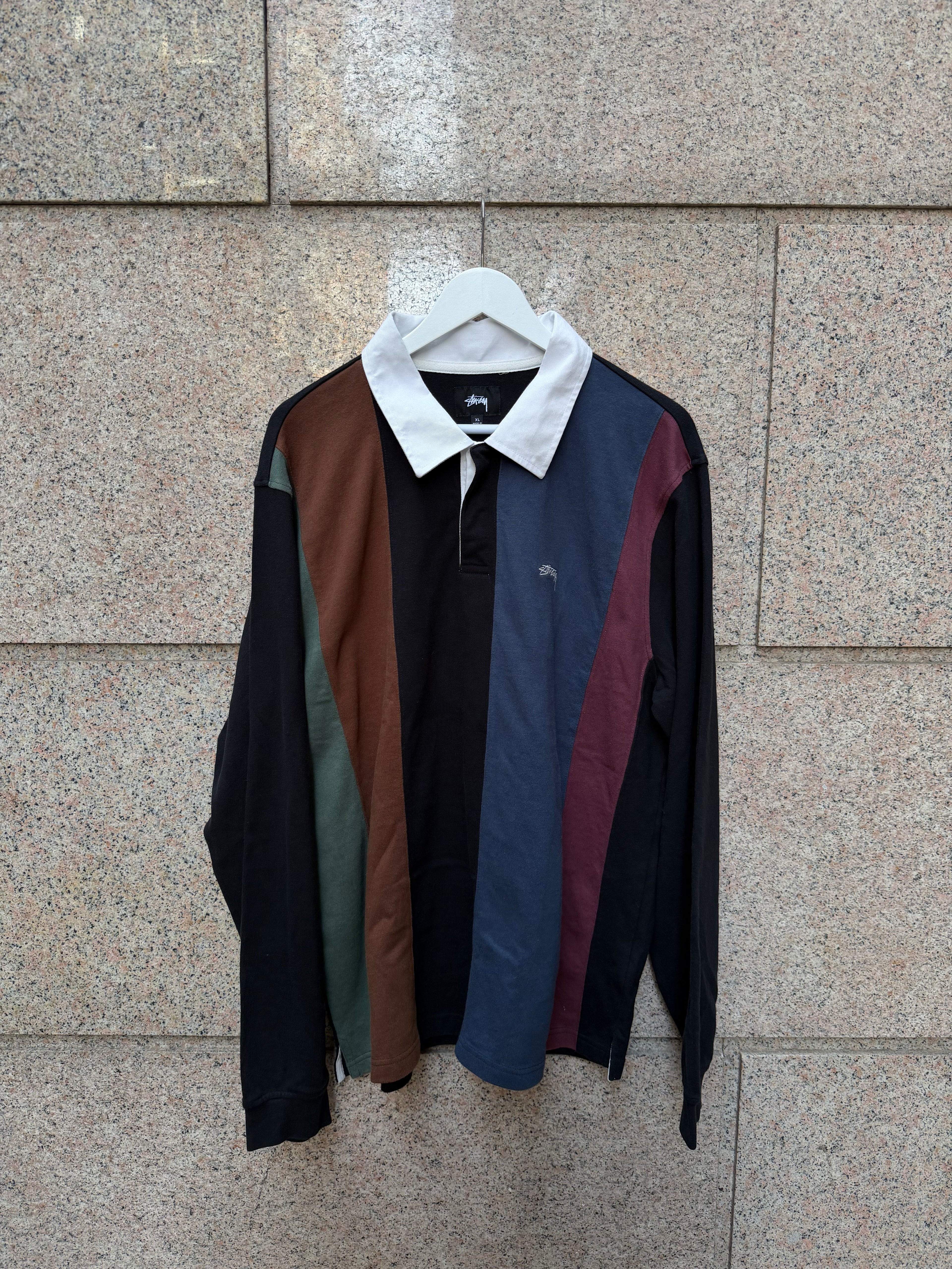 Stussy Longsleeve Polo - XL (USED)