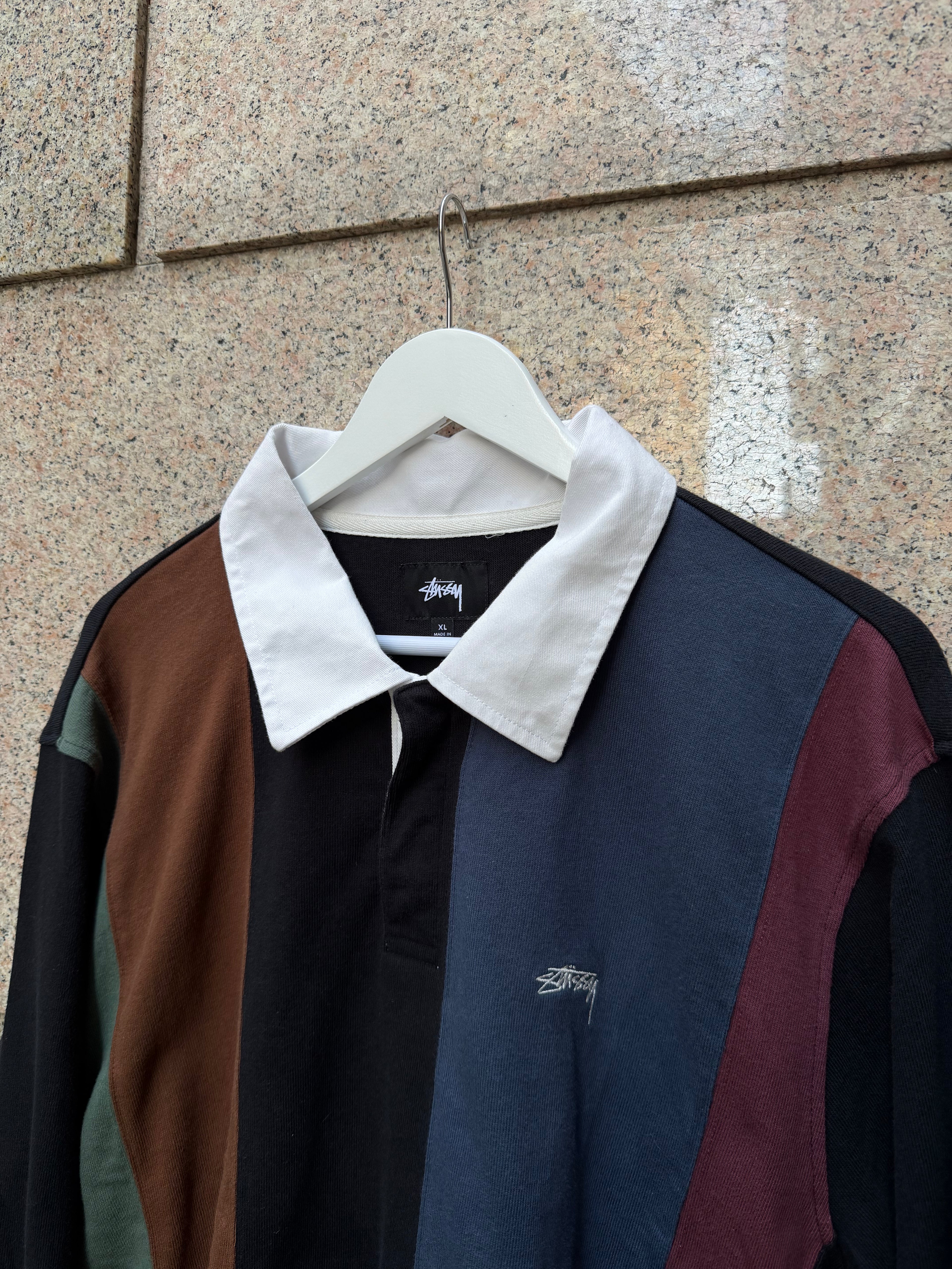 Stussy Longsleeve Polo - XL (USED)