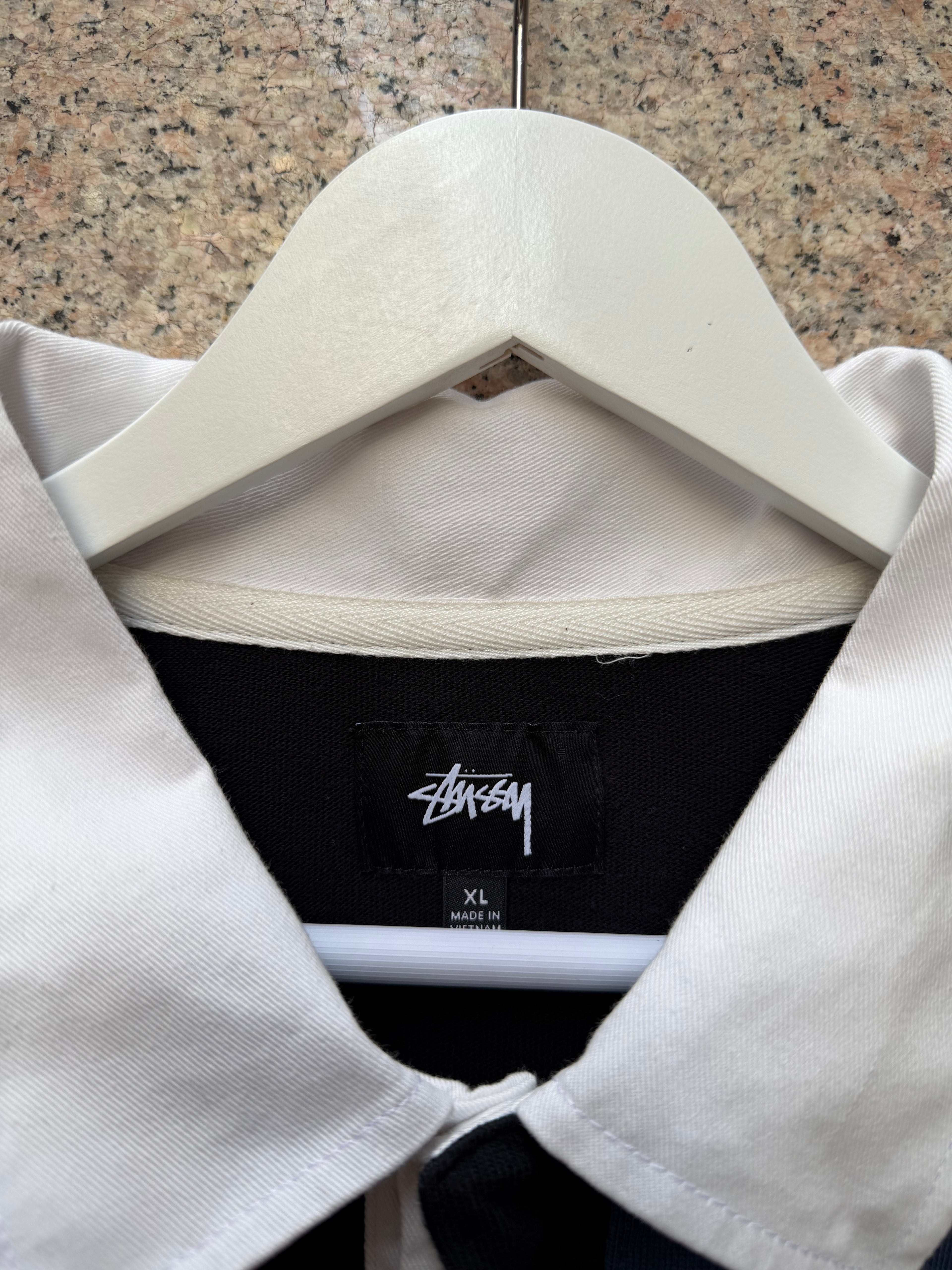 Stussy Longsleeve Polo - XL (USED)