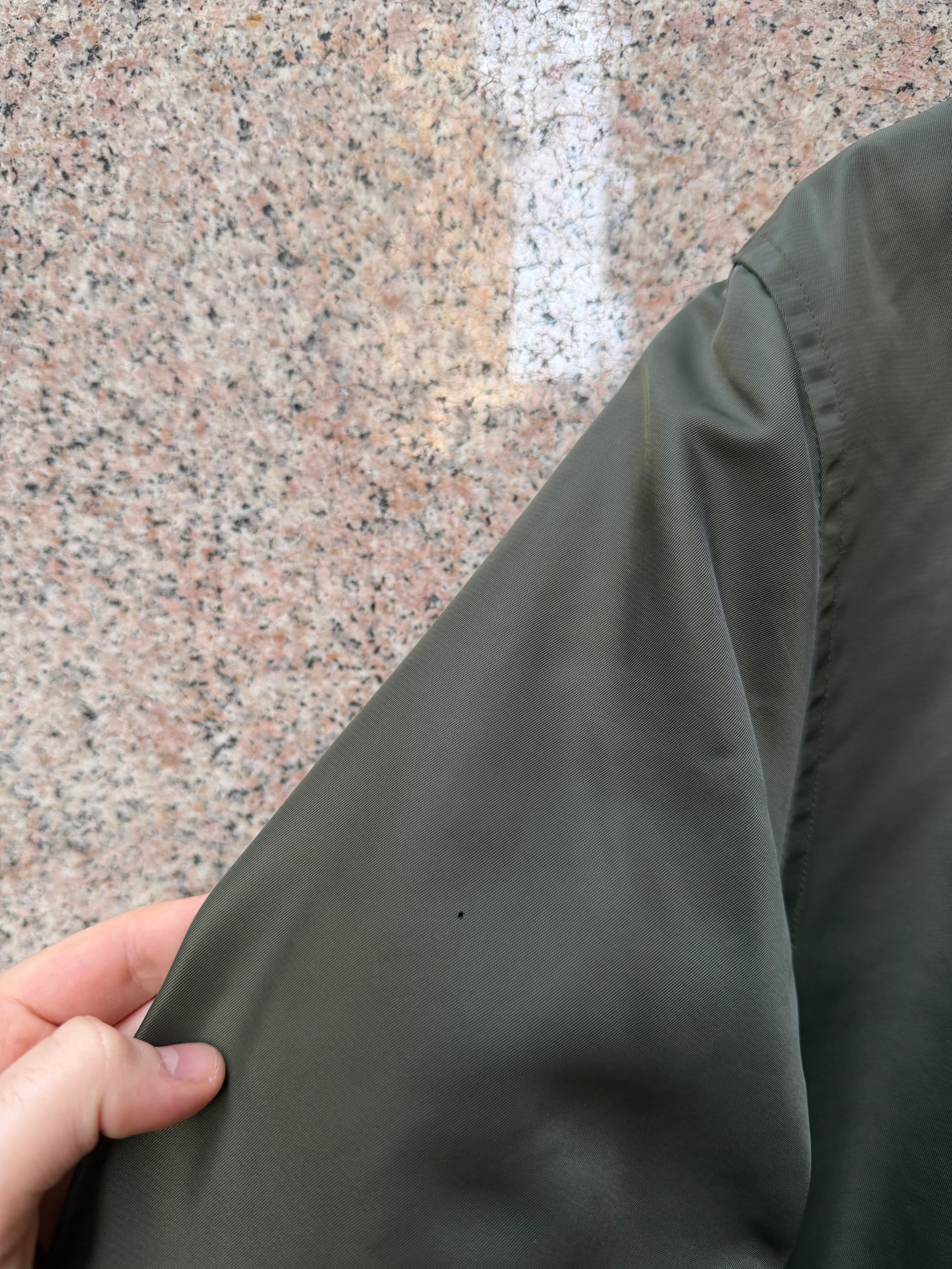 Stussy Bomber Olive - M (USED)