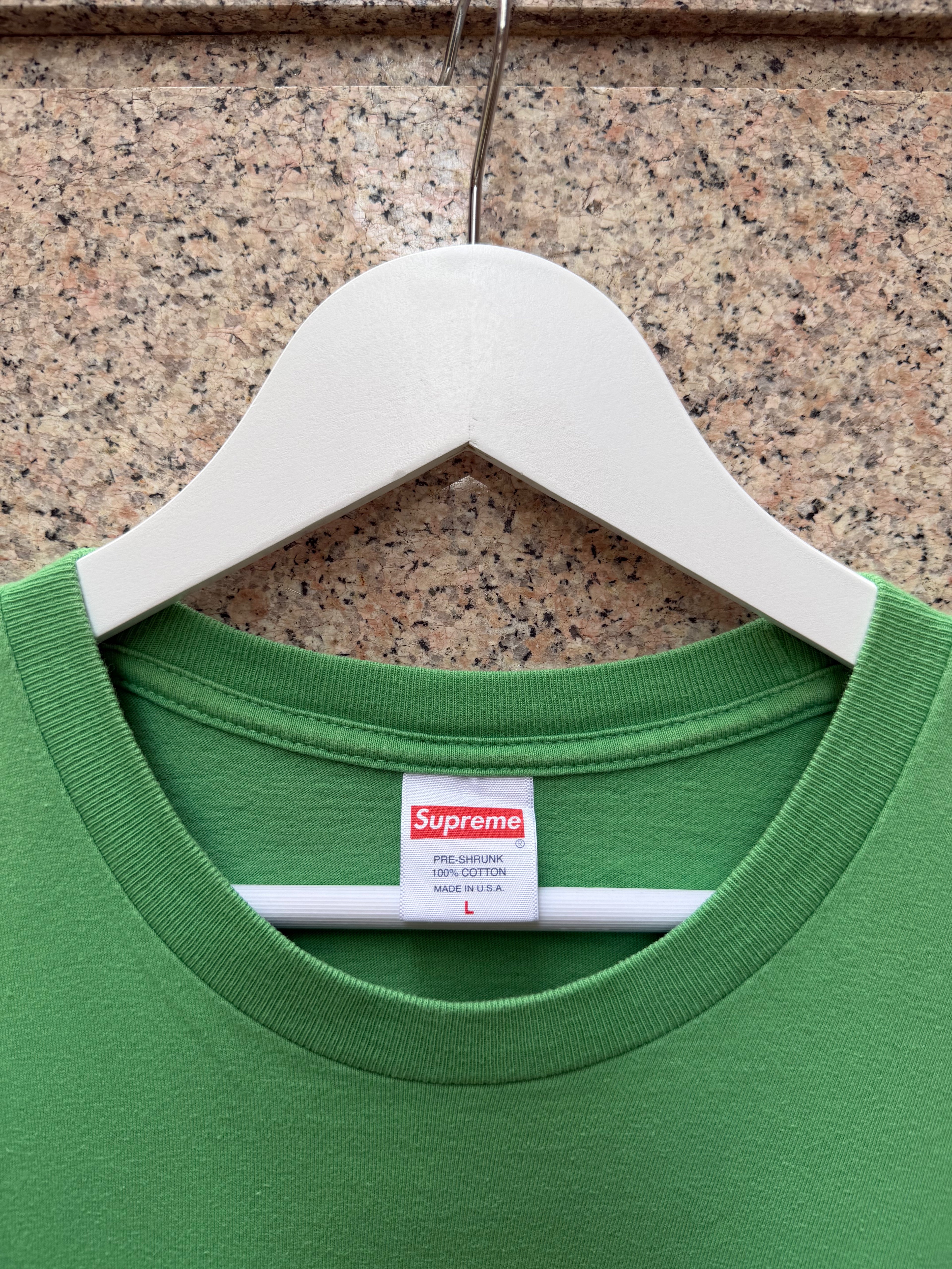 Supreme Pasta Spaghetti Tee Green - L (USED)