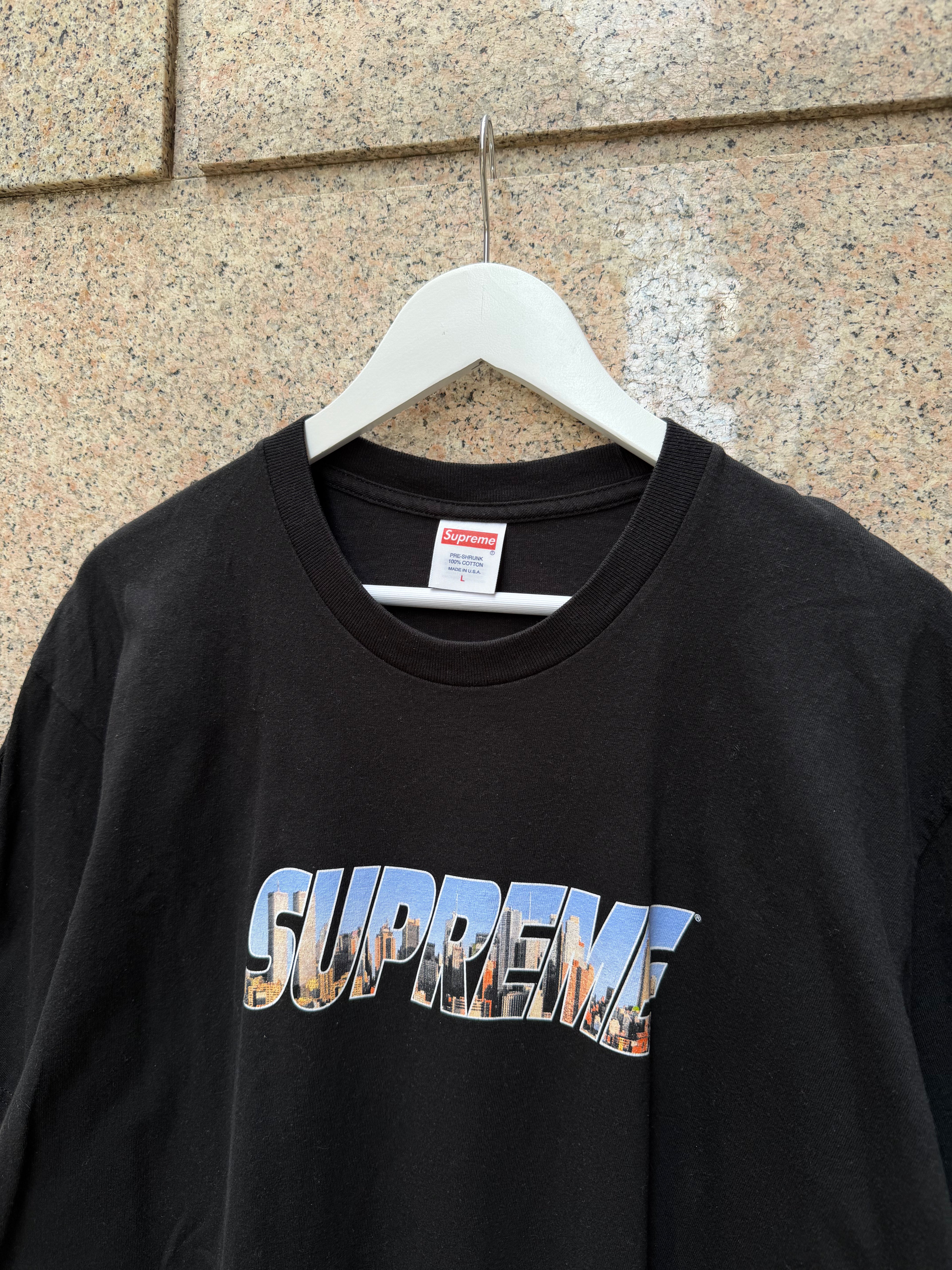 Supreme New York Tee Black - L (USED)