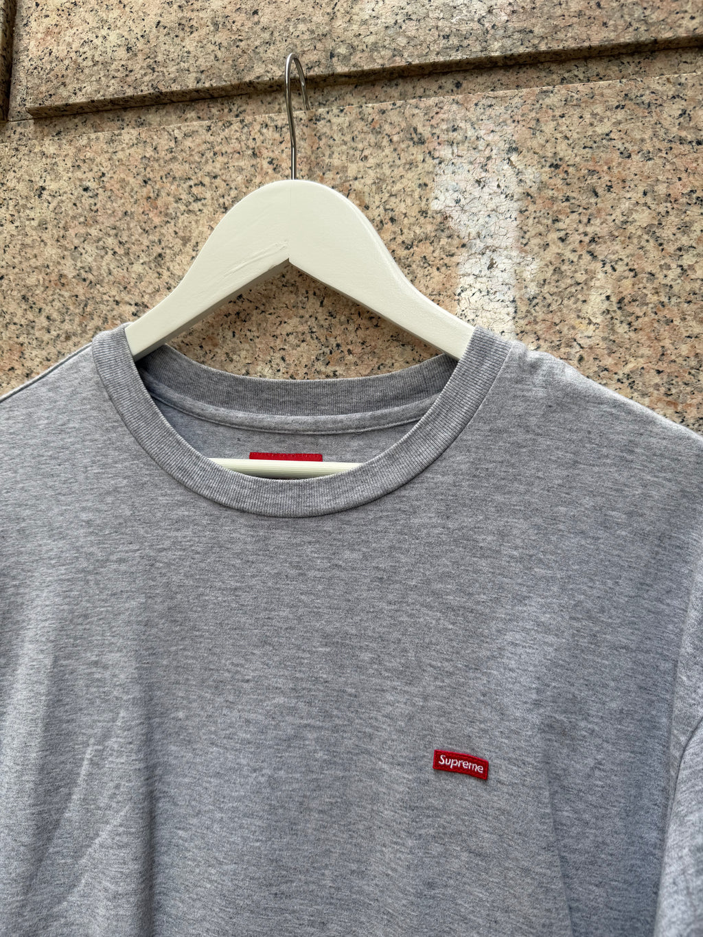 Supreme Mini Logo Tee Grey - L (USED)