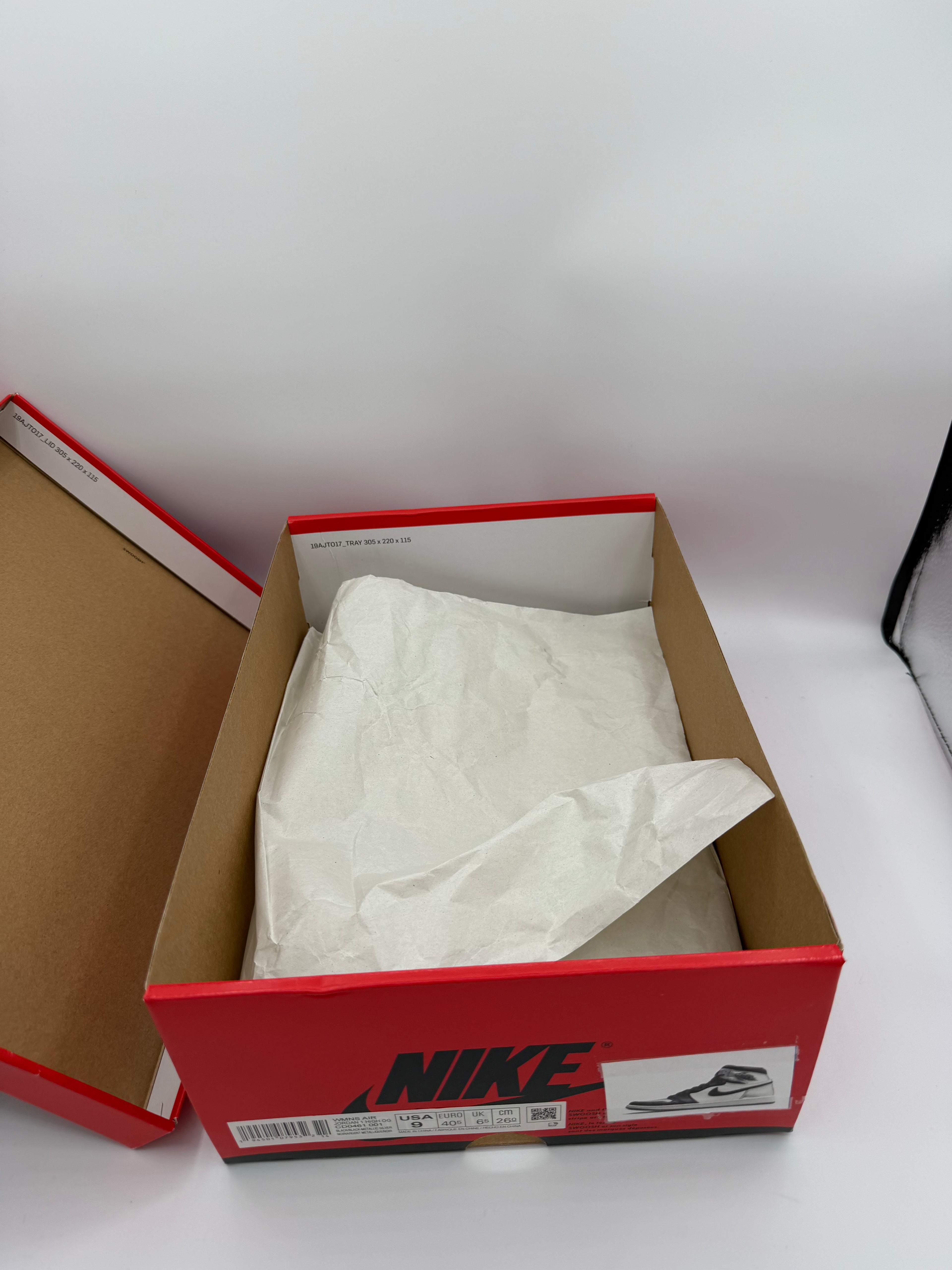 Jordan 1 High Silver Toe - 40,5Eu (USED)