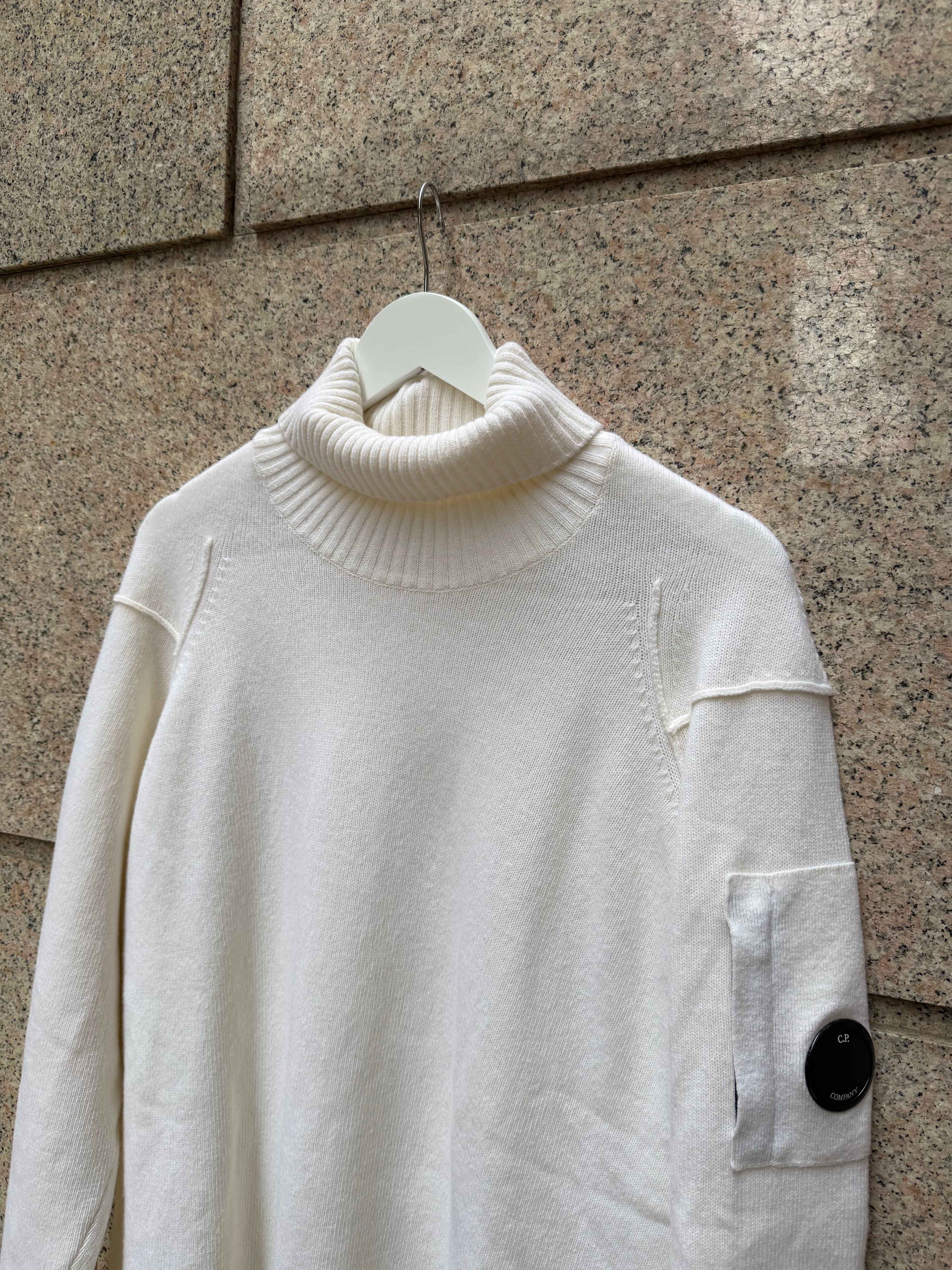 C.P. Company Wool Roll Neck Lens Knit - XL (USED)