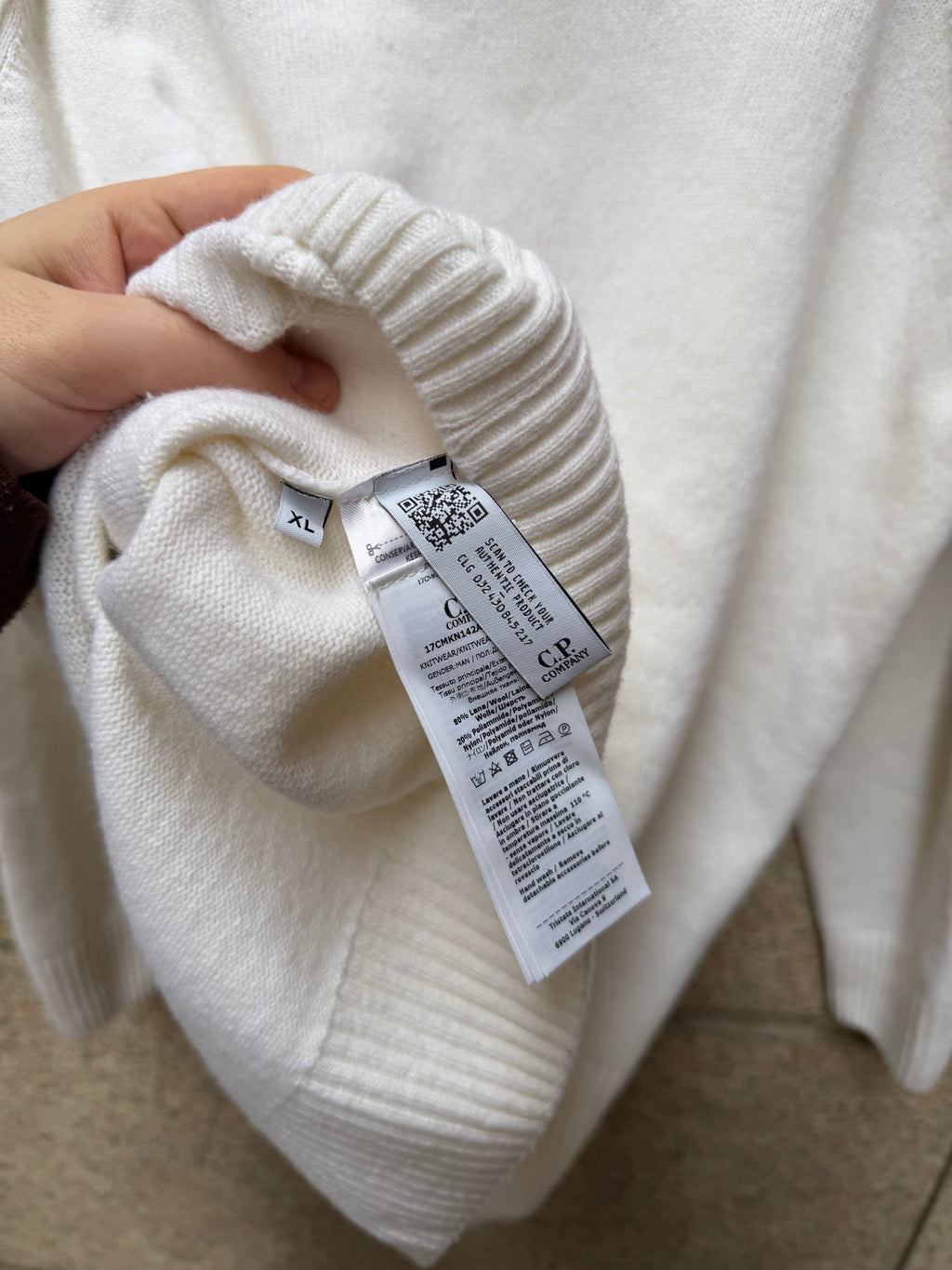 C.P. Company Wool Roll Neck Lens Knit - XL (USED)