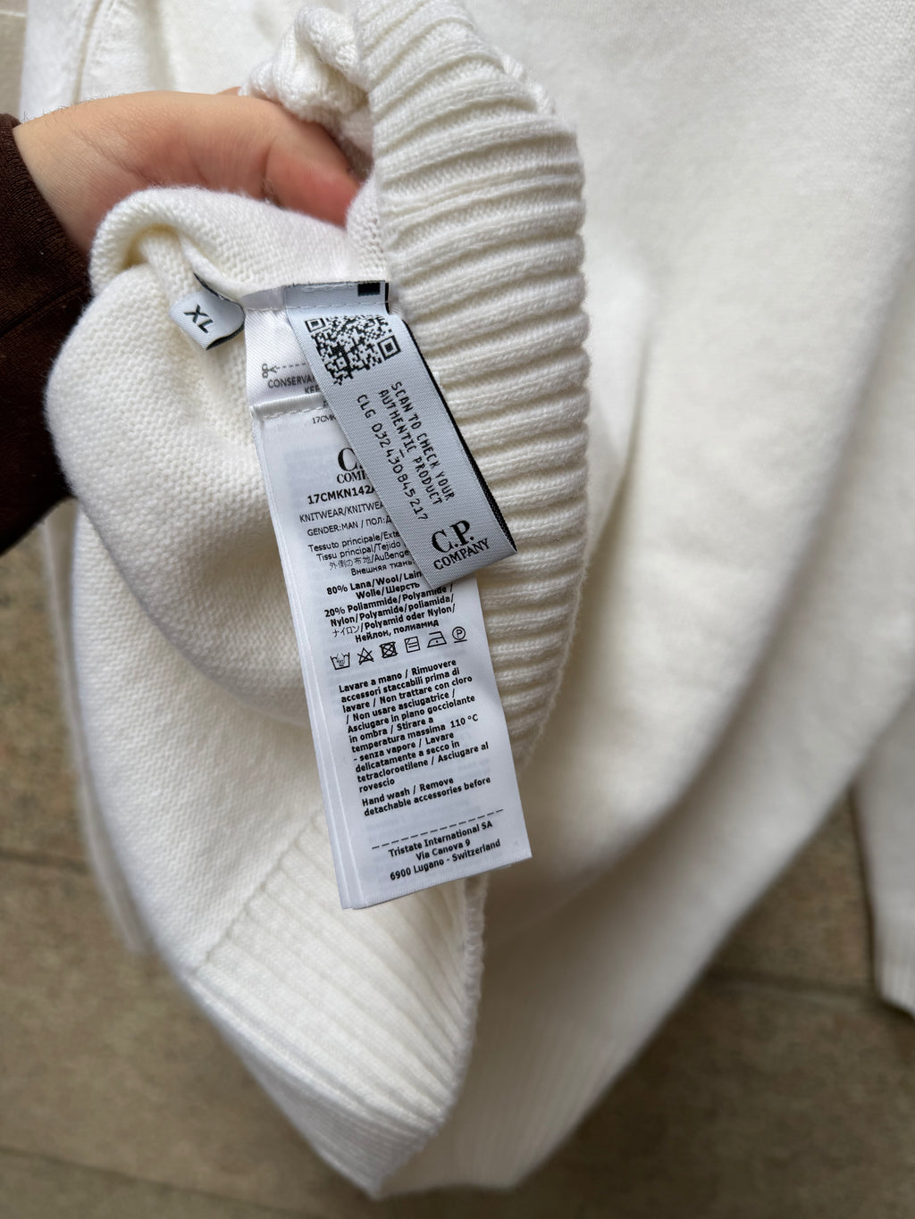 C.P. Company Wool Roll Neck Lens Knit - XL (USED)