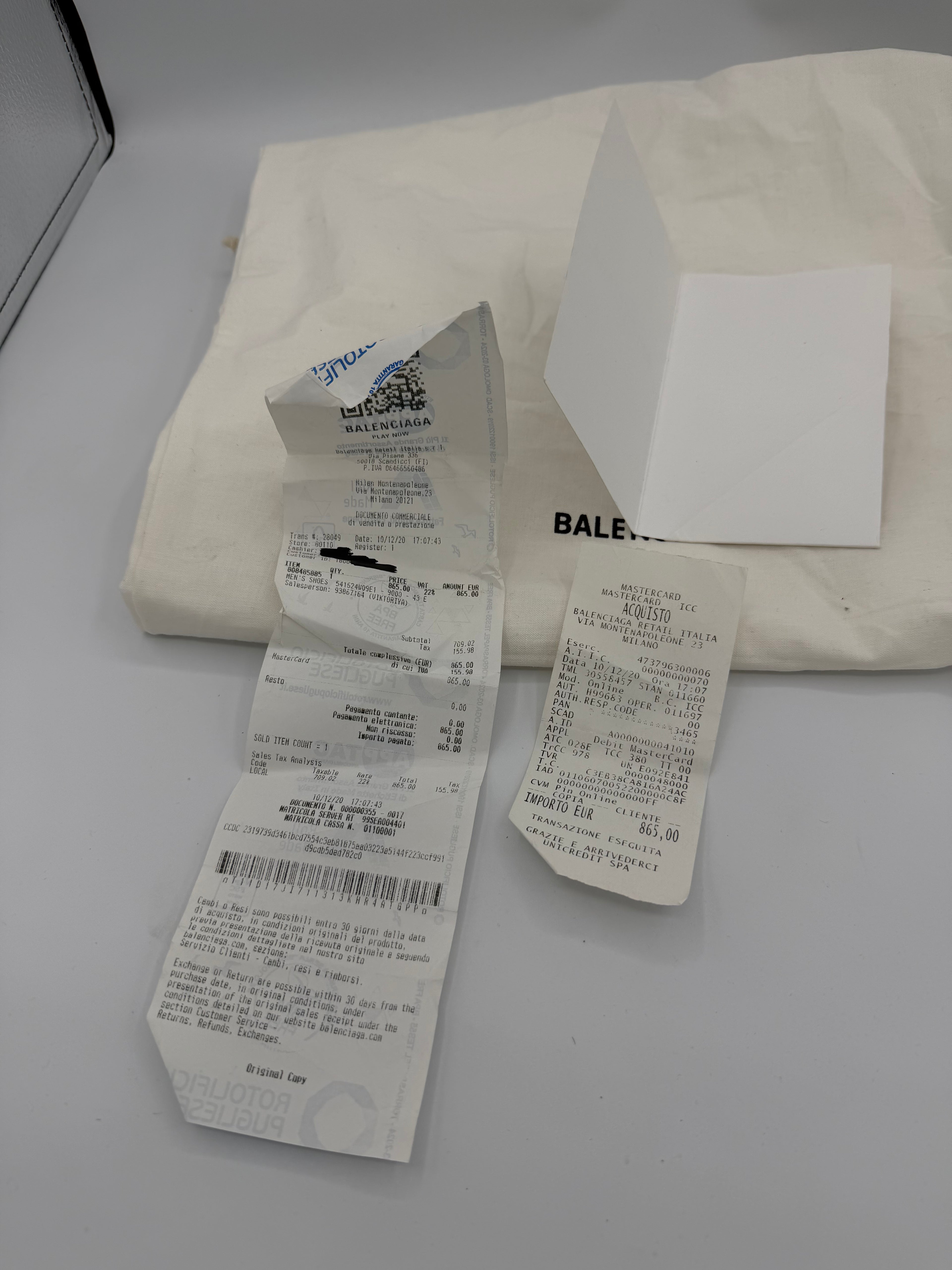 Balenciaga Triple S White - 43Eu (USED)