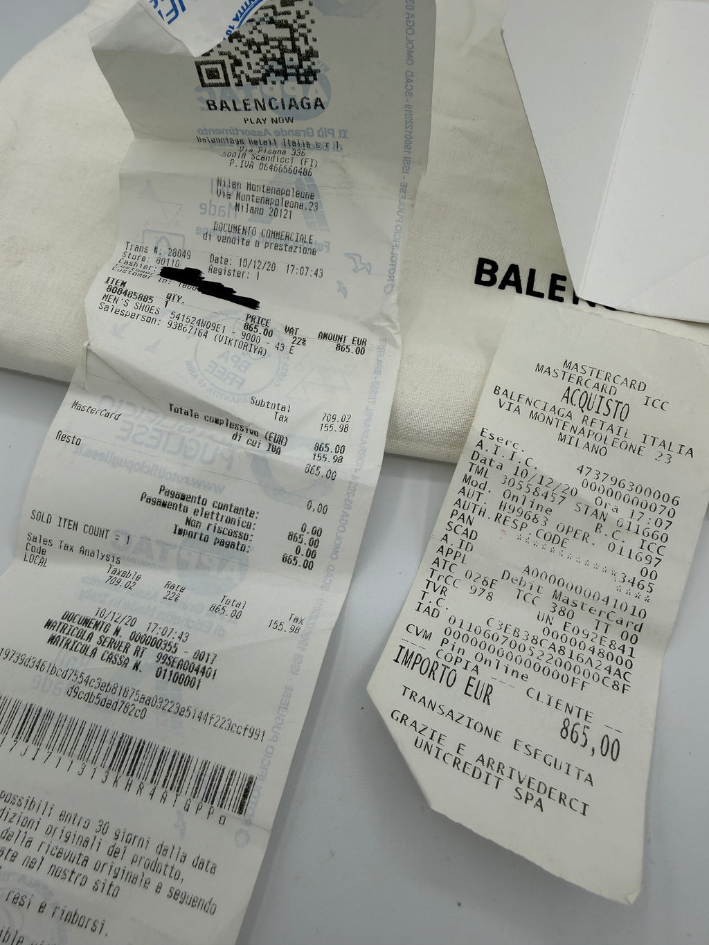 Balenciaga Triple S White - 43Eu (USED)
