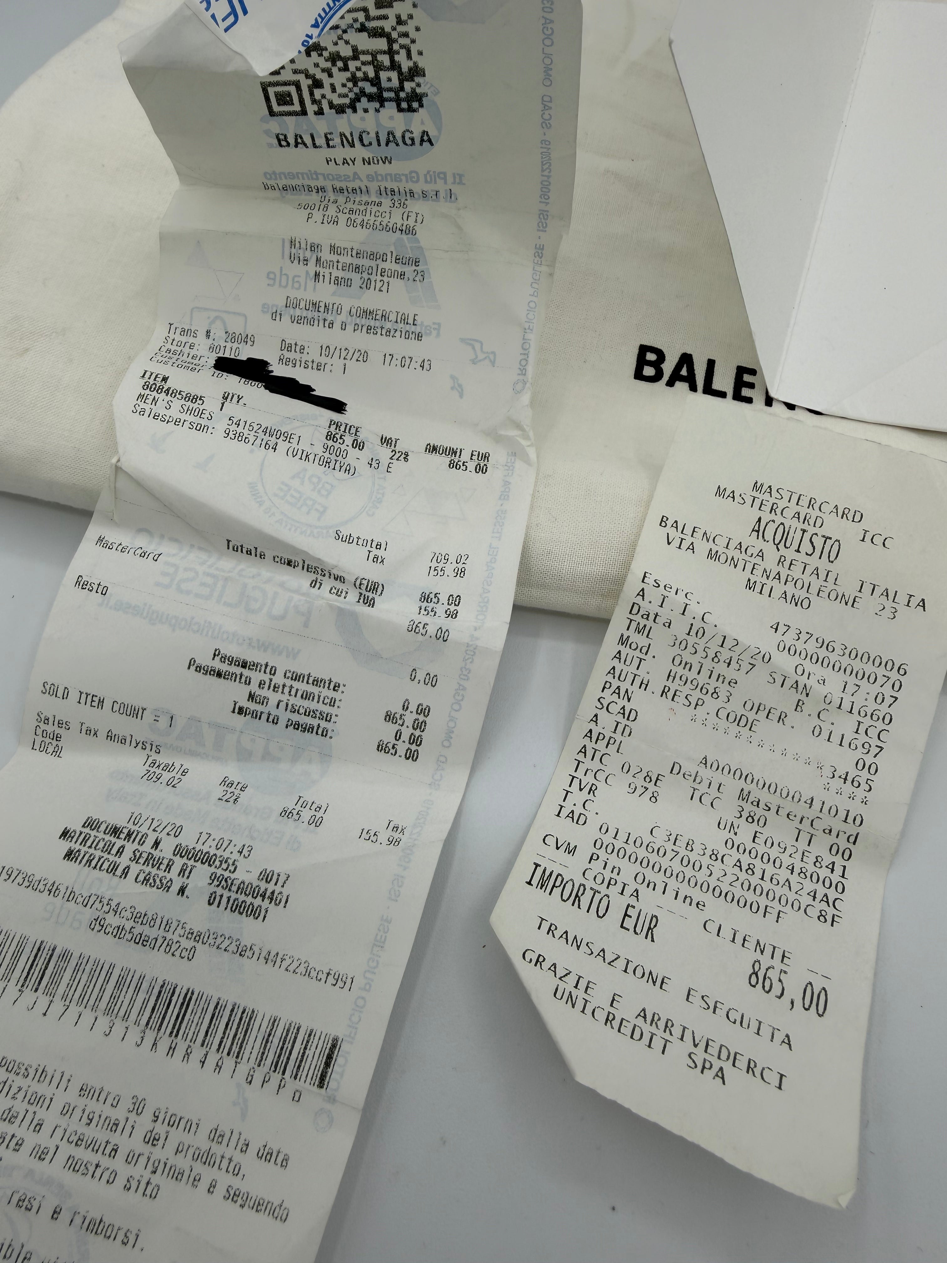 Balenciaga Triple S White - 43Eu (USED)