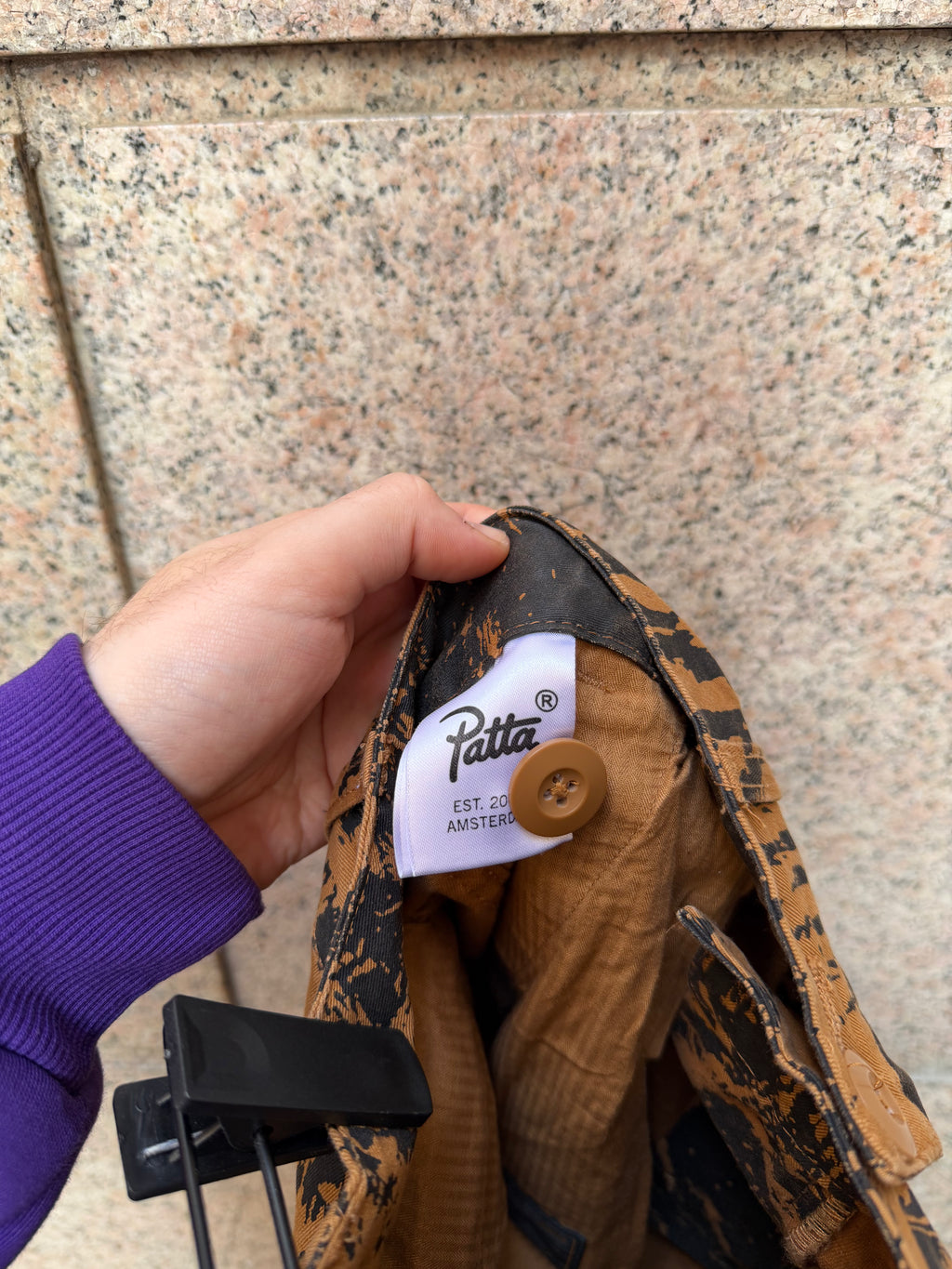 Patta Cargo Pants Black Brown - M (USED)