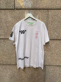 Off-White Impressionism White Tee - S Over (USED)