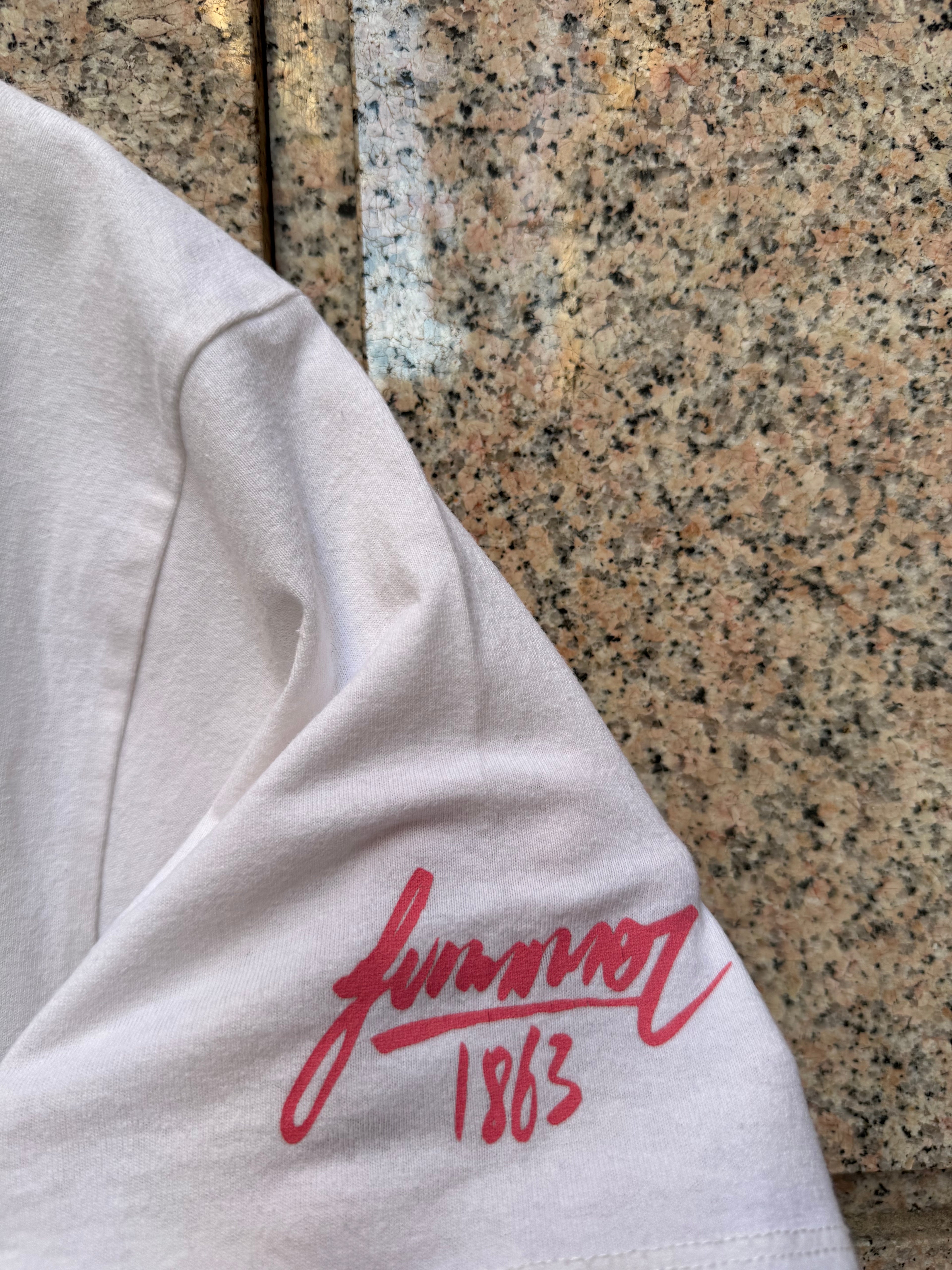 Off-White Impressionism White Tee - S Over (USED)