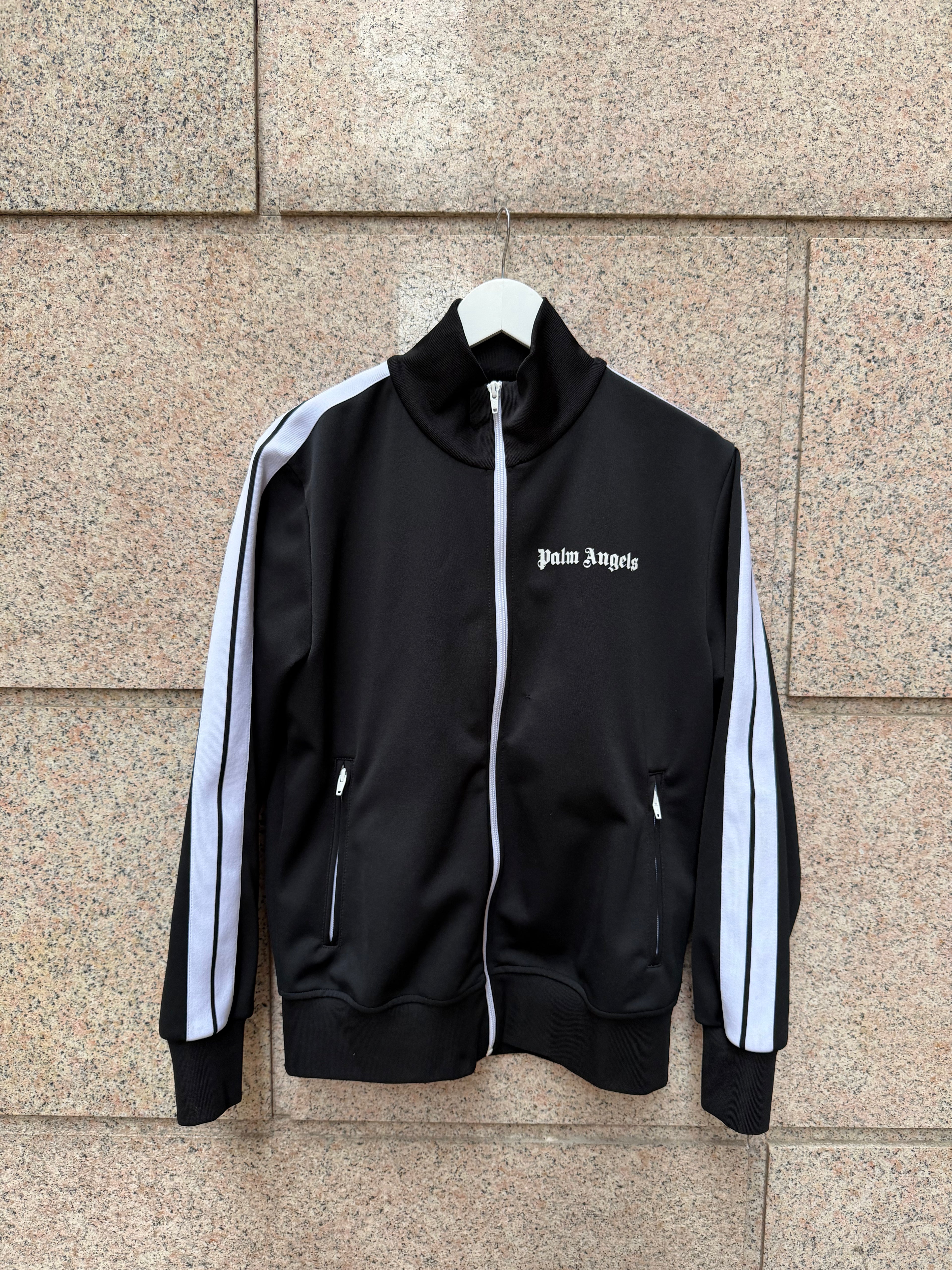 Palm Angels Track Hoodie Zip Black  - L (USED)