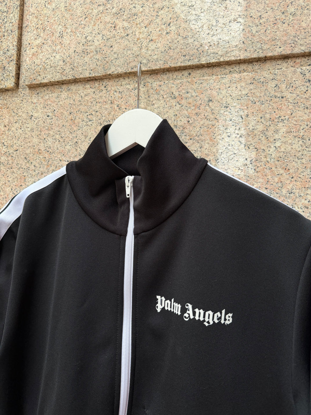 Palm Angels Track Hoodie Zip Black  - L (USED)