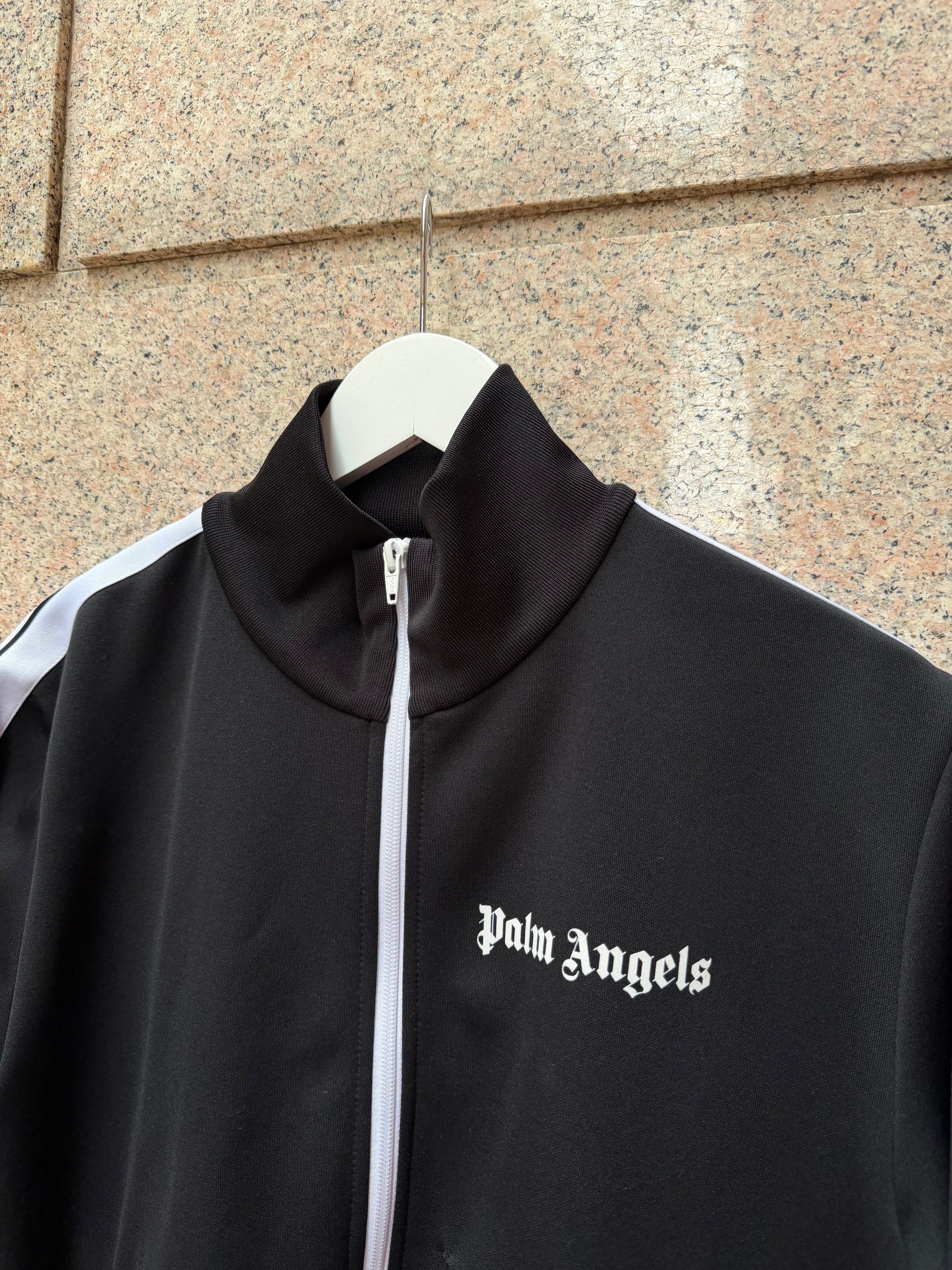 Palm Angels Track Hoodie Zip Black  - L (USED)