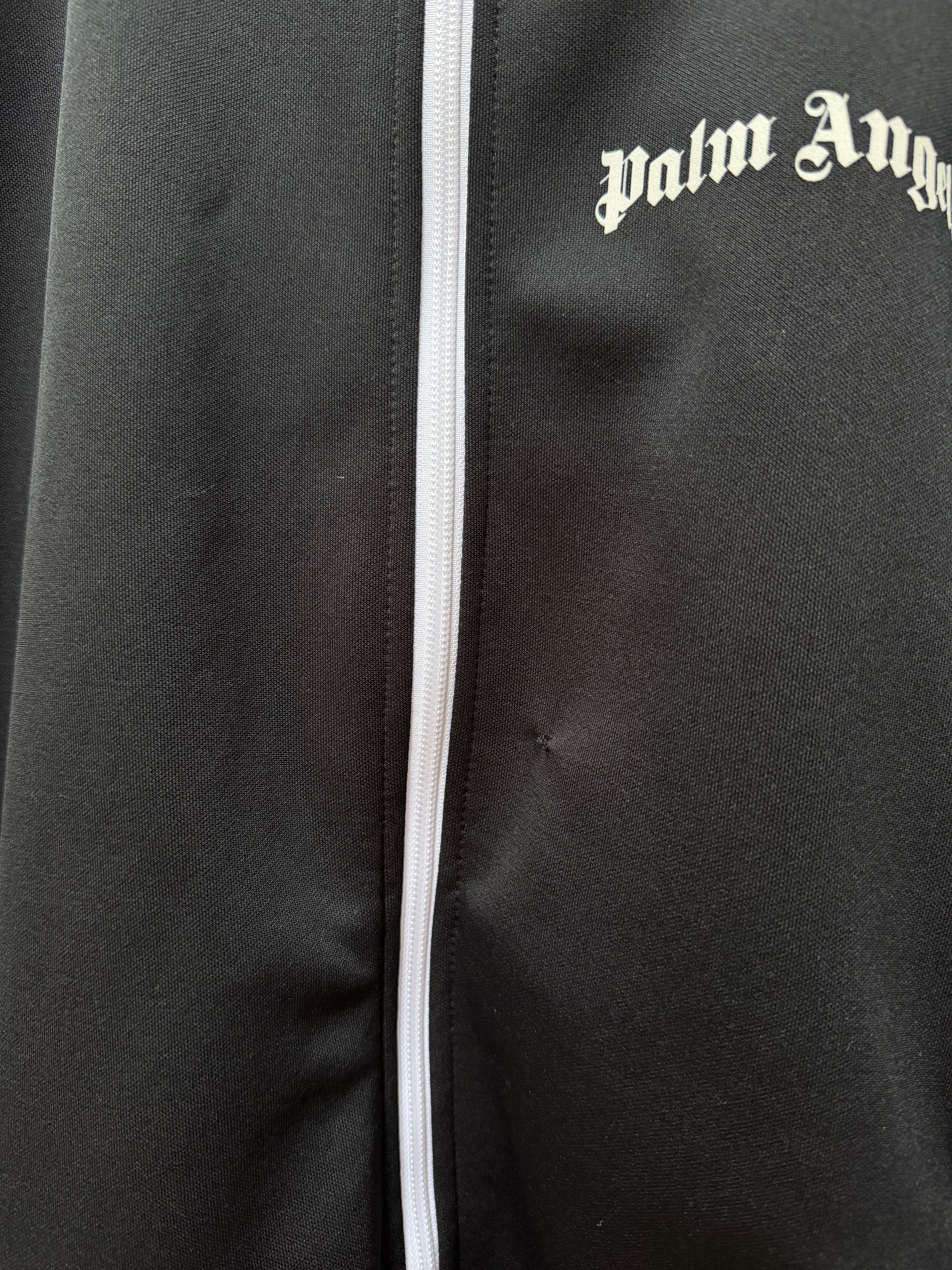 Palm Angels Track Hoodie Zip Black  - L (USED)