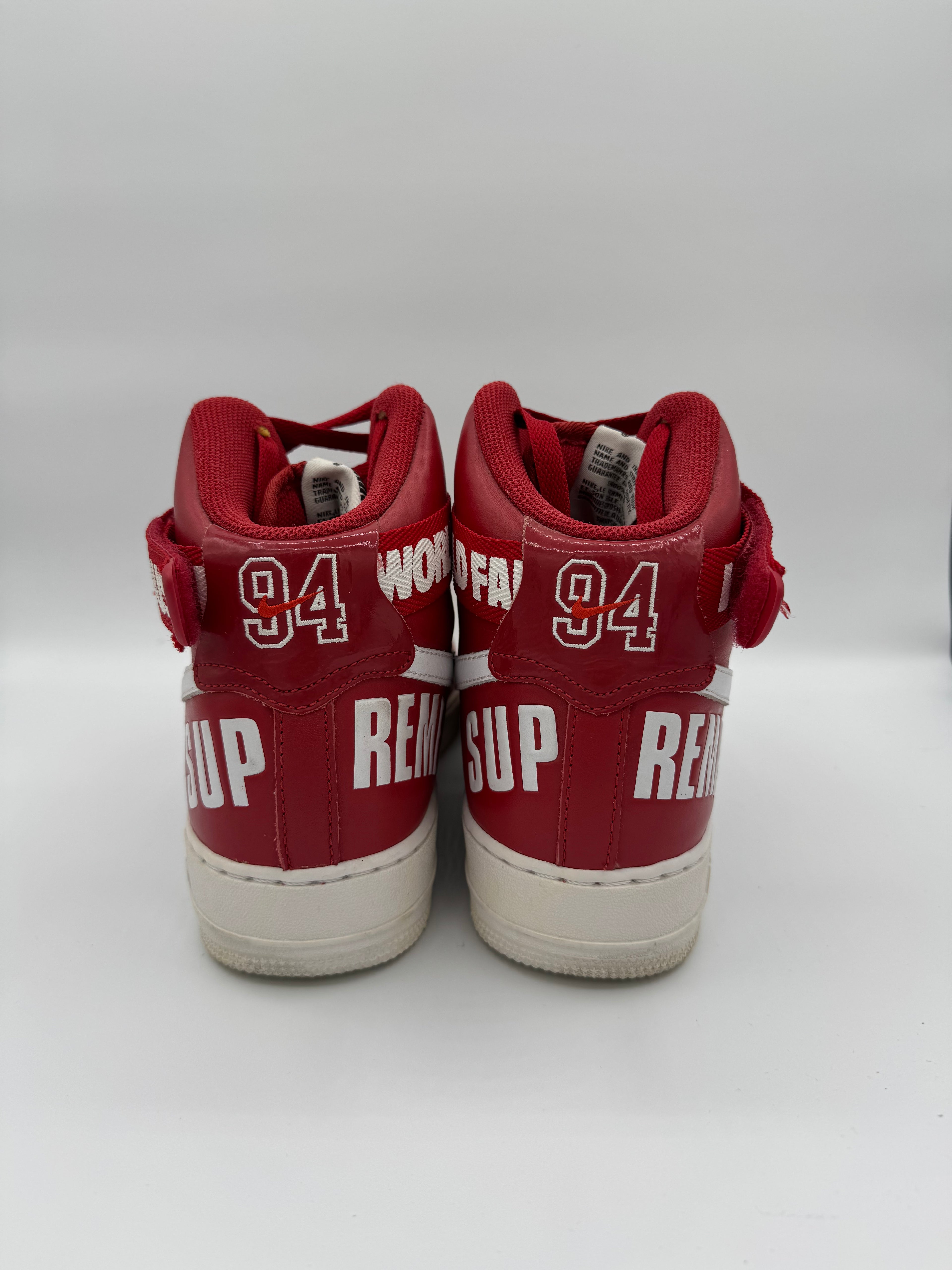 Nike Air Force 1 High Supreme World Famous Red - 41Eu (USED)