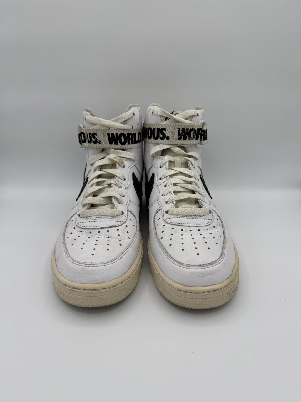 Nike Air Force 1 High Supreme World Famous White - 42Eu (USED)