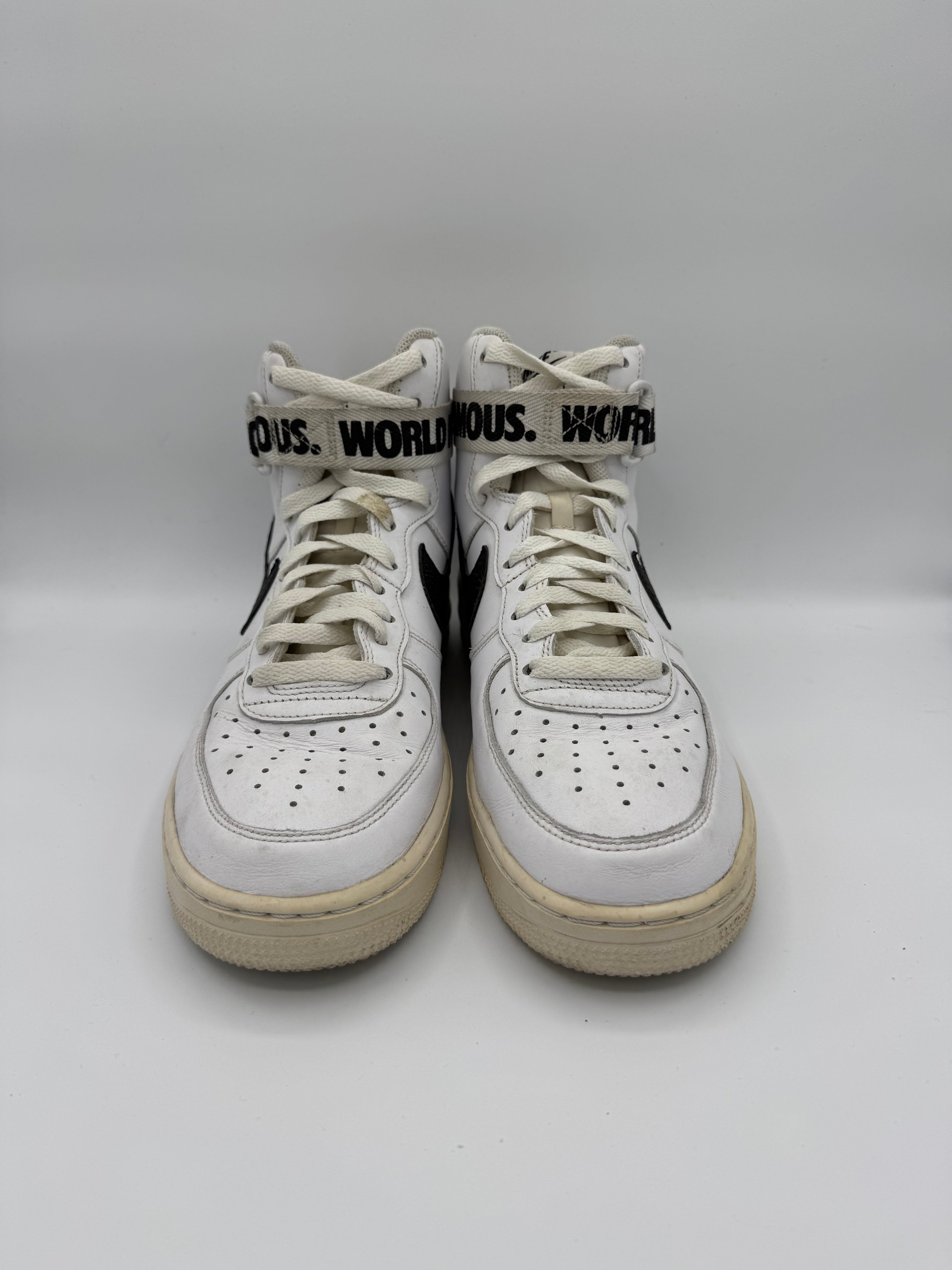 Nike Air Force 1 High Supreme World Famous White - 42Eu (USED)