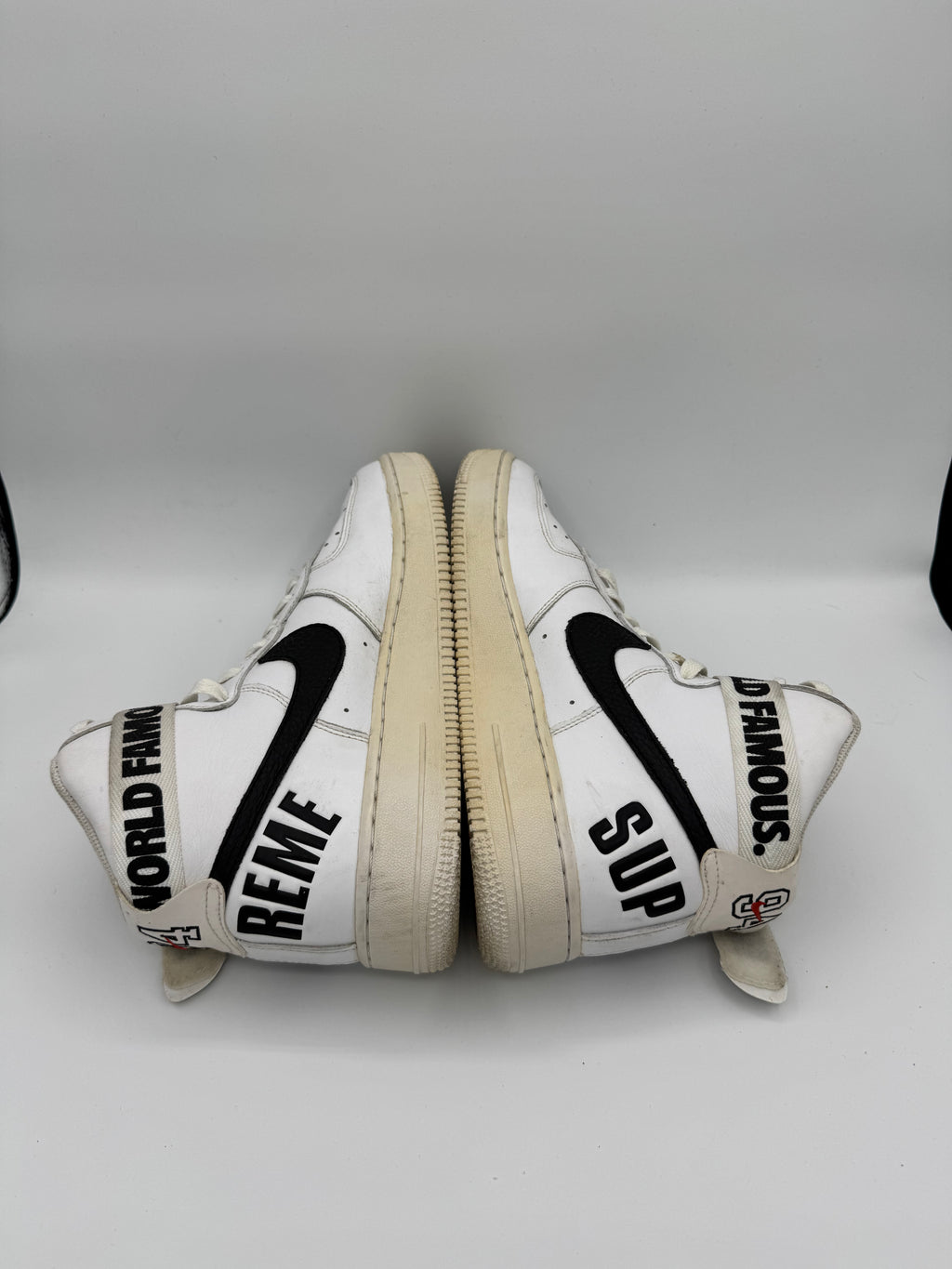 Nike Air Force 1 High Supreme World Famous White - 42Eu (USED)