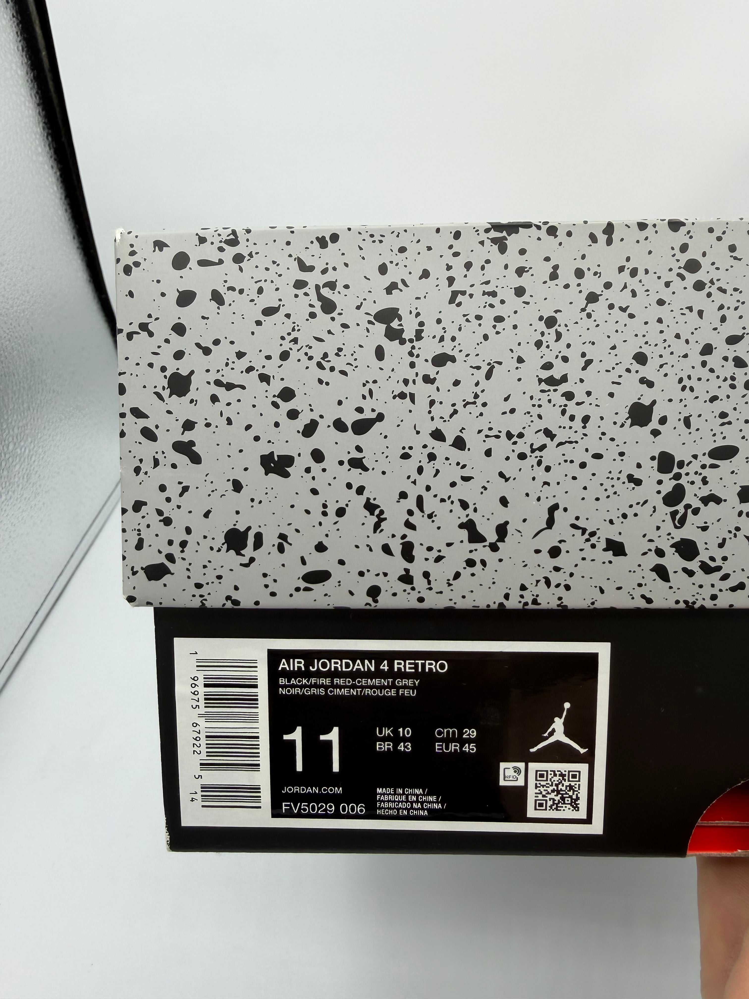 Jordan 4 Retro Bred Reimagined - 45Eu (USED)