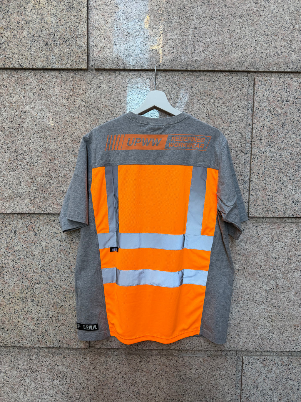 U.P.W.W T-Shirt Grey Orange Reflective - M (USED)