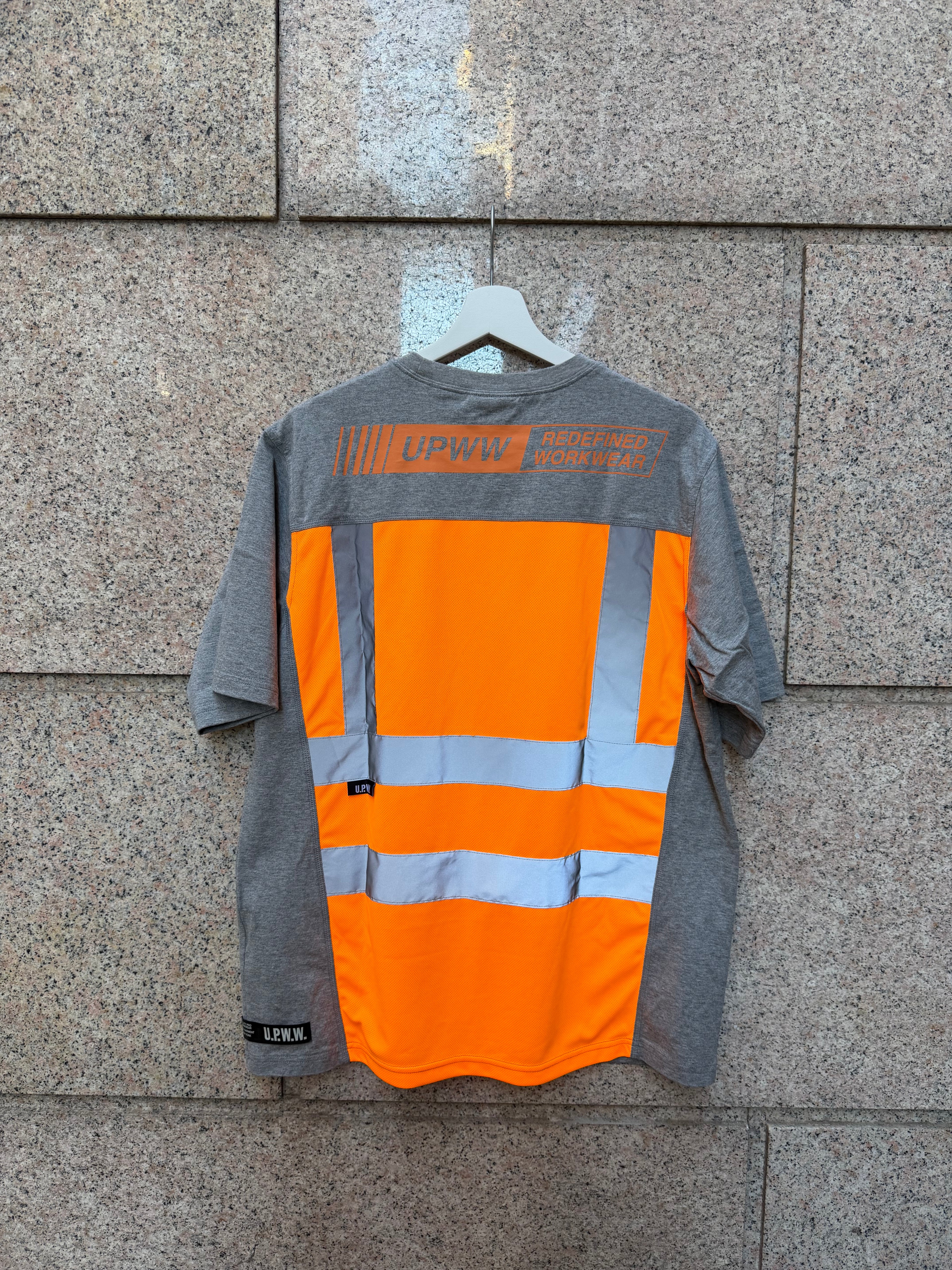 U.P.W.W T-Shirt Grey Orange Reflective - M (USED)