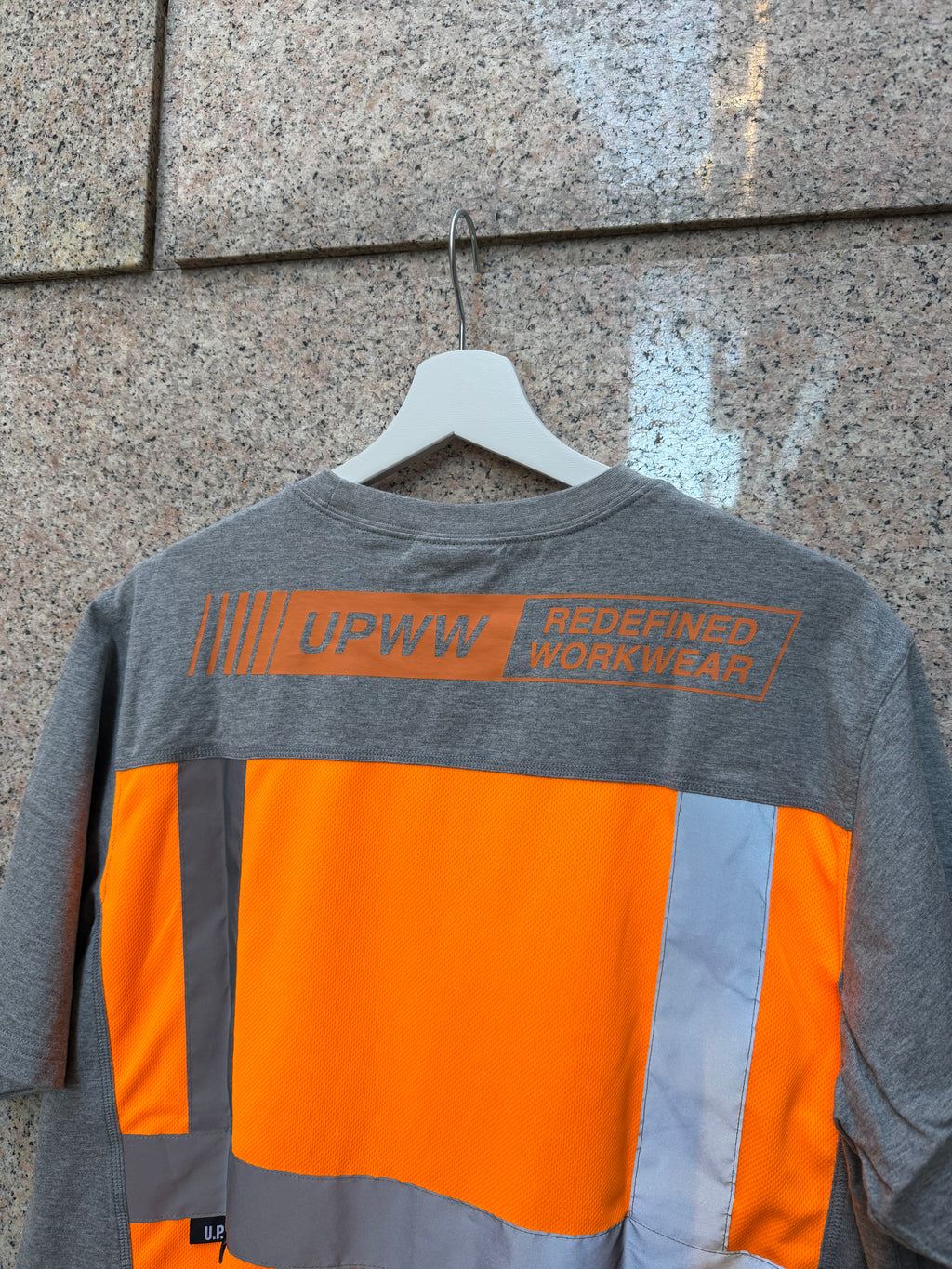 U.P.W.W T-Shirt Grey Orange Reflective - M (USED)