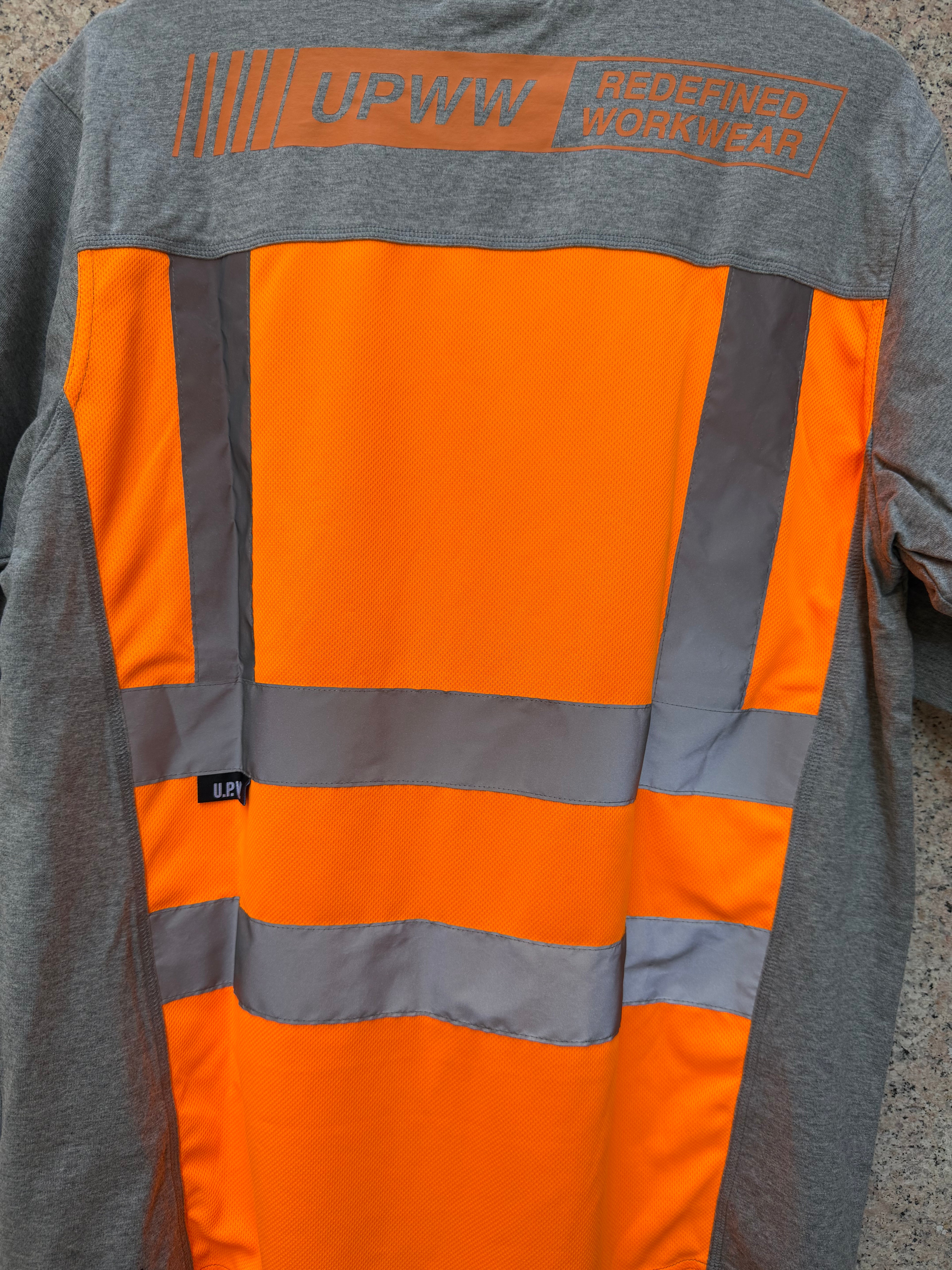 U.P.W.W T-Shirt Grey Orange Reflective - M (USED)