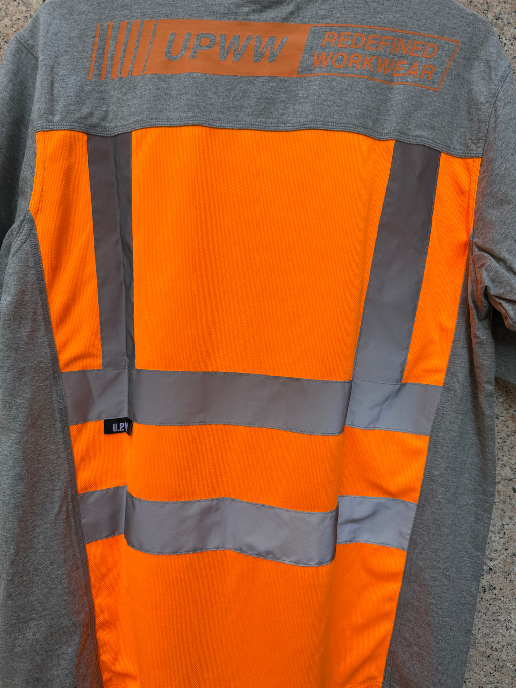 U.P.W.W T-Shirt Grey Orange Reflective - M (USED)