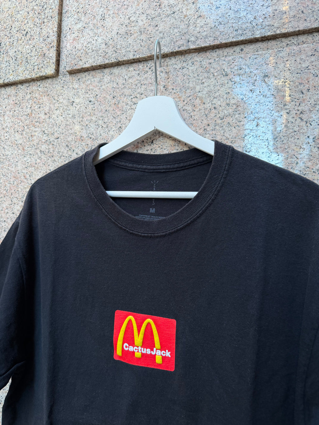 Travis Scott X Mc Donalds T- Shirt Black - M (USED)