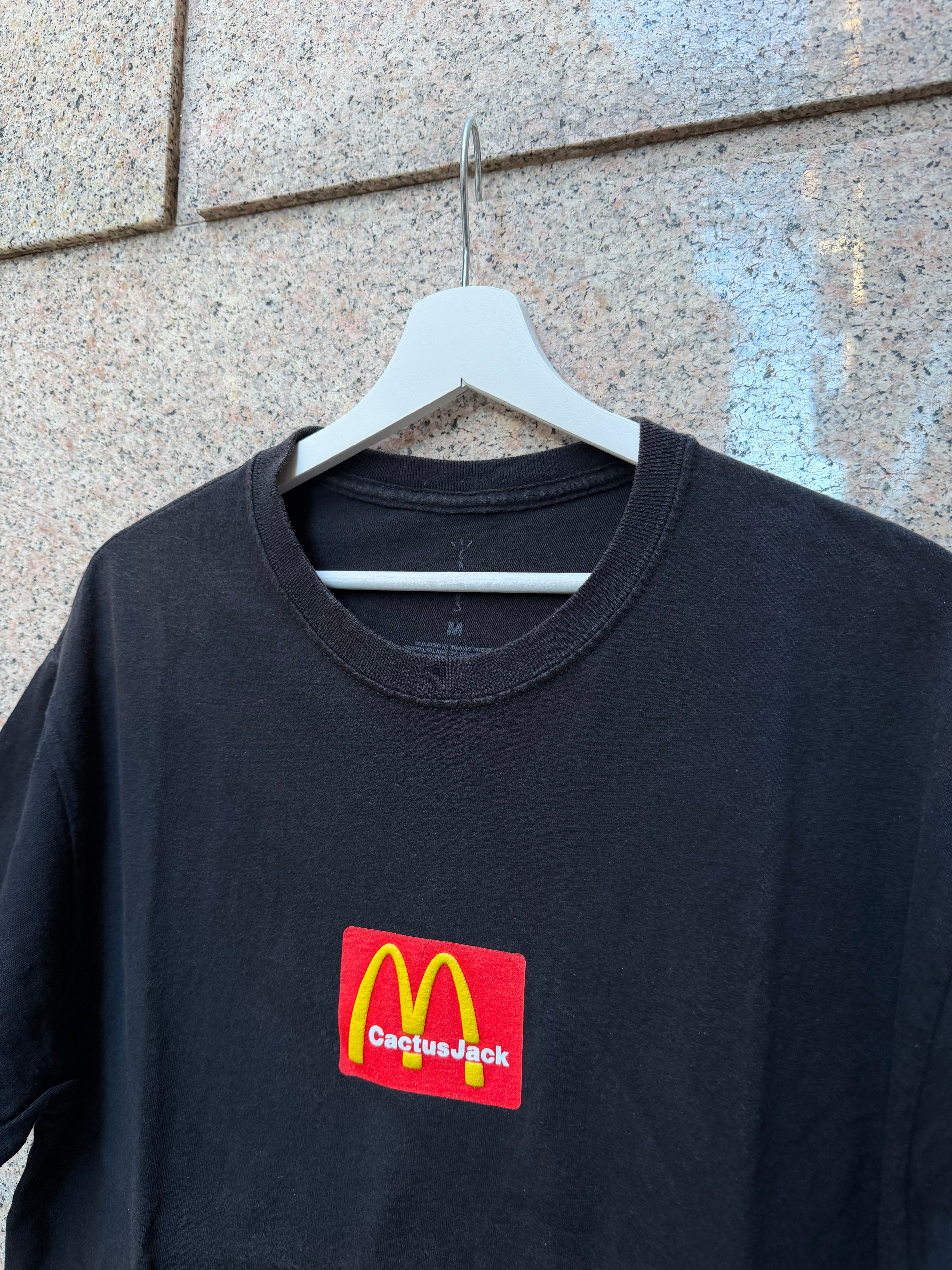 Travis Scott X Mc Donalds T- Shirt Black - M (USED)