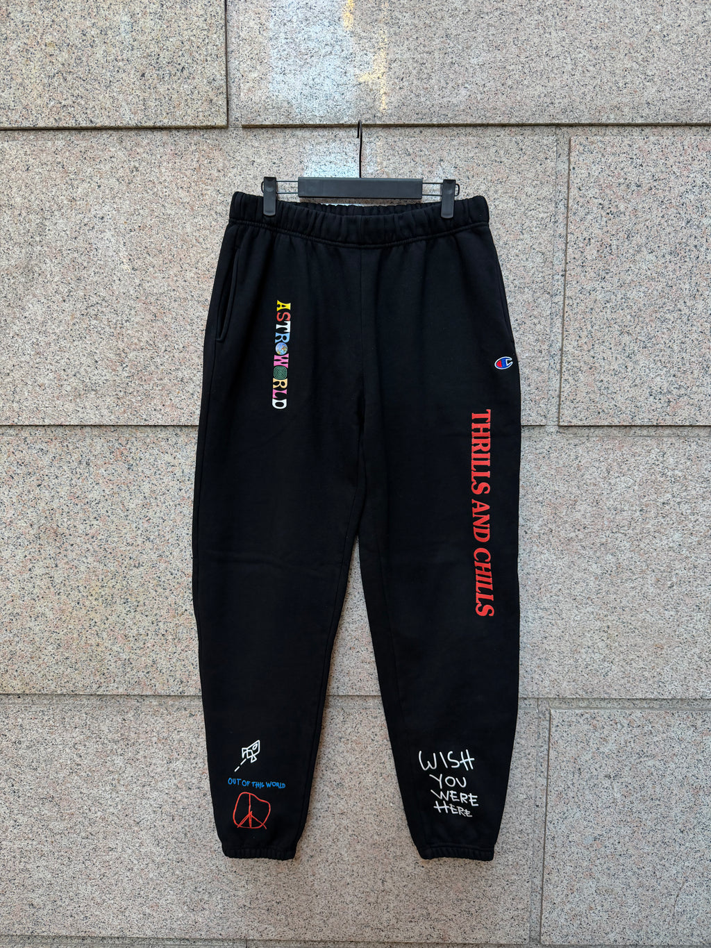 Travis Scott X Champions Jogger Black - L (USED)