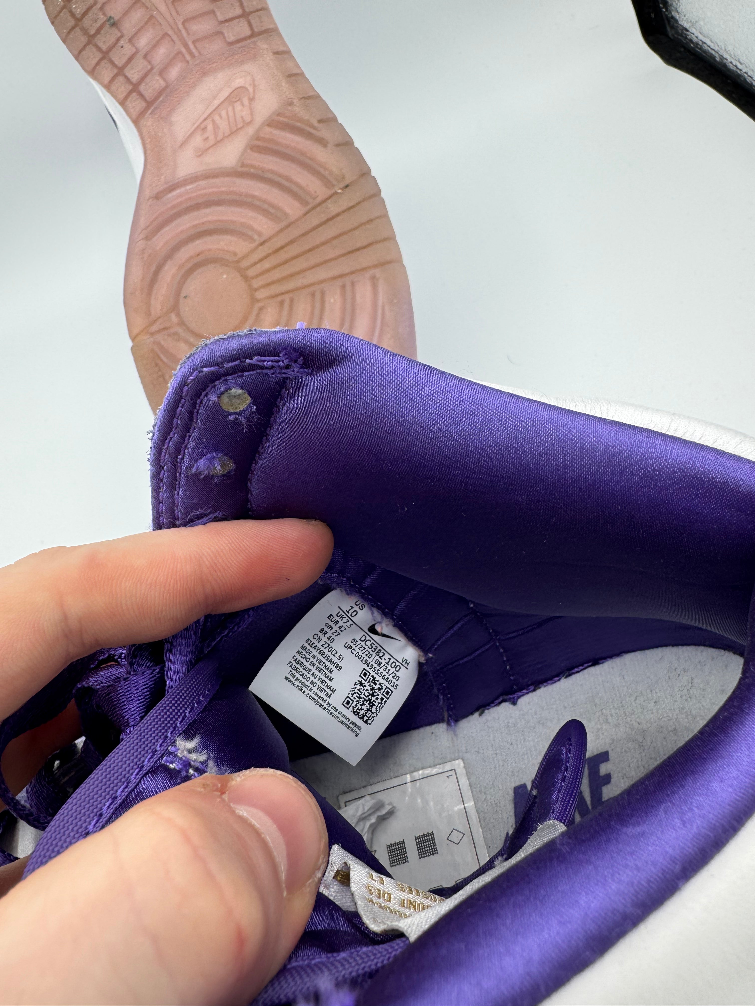 Nike Dunk High SP Varsity Purple - 42Eu (USED)