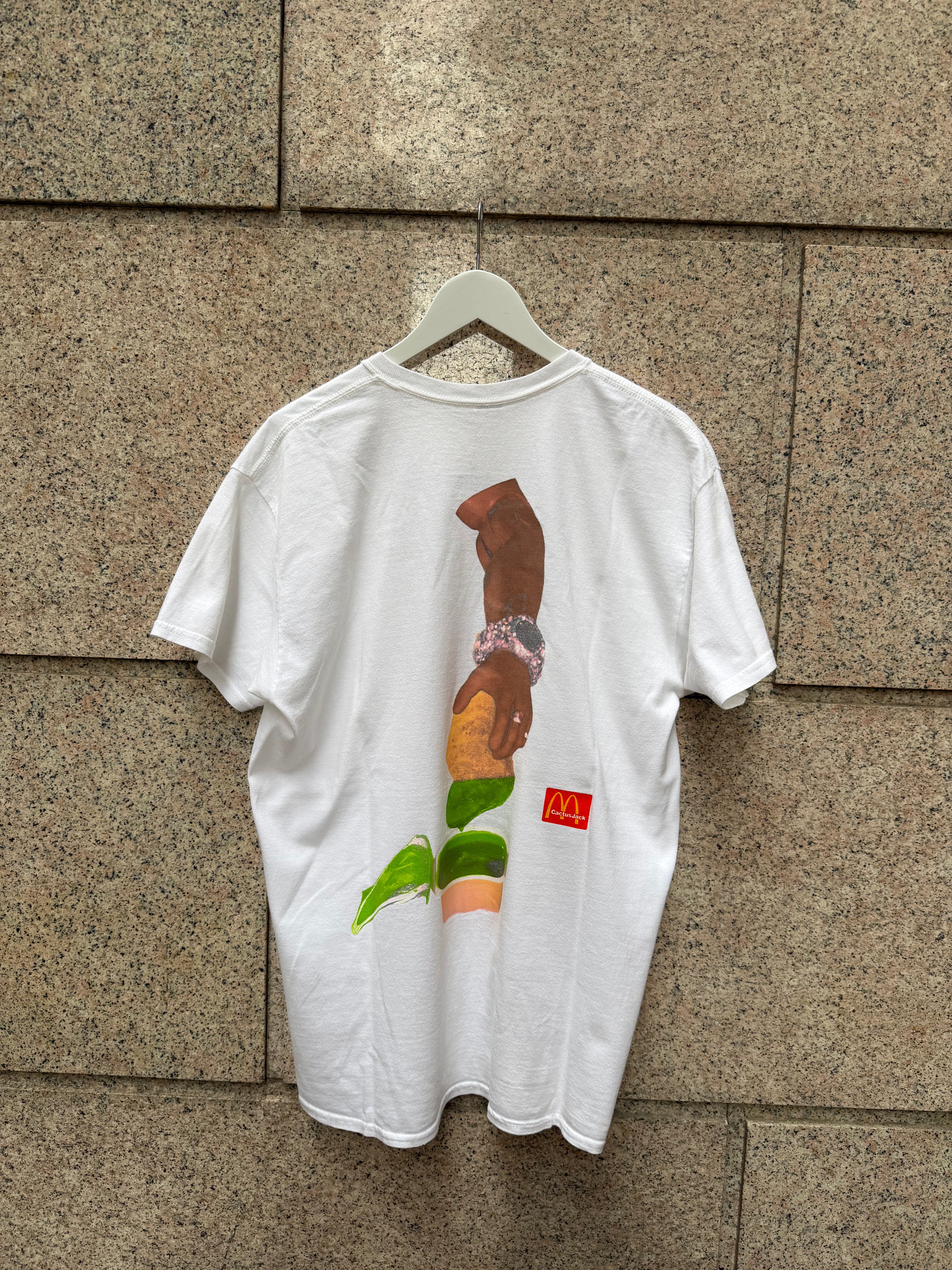 Travis Scott X Mc Donalds Nuggets T- Shirt White - M (USED)