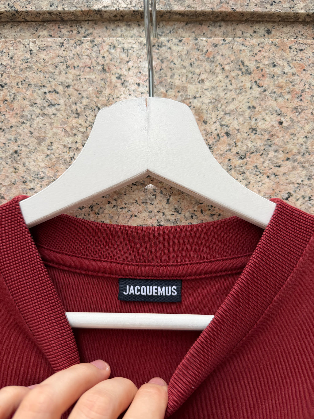 Jacquemus Bag T- Shirt Burgundy - M (USED)