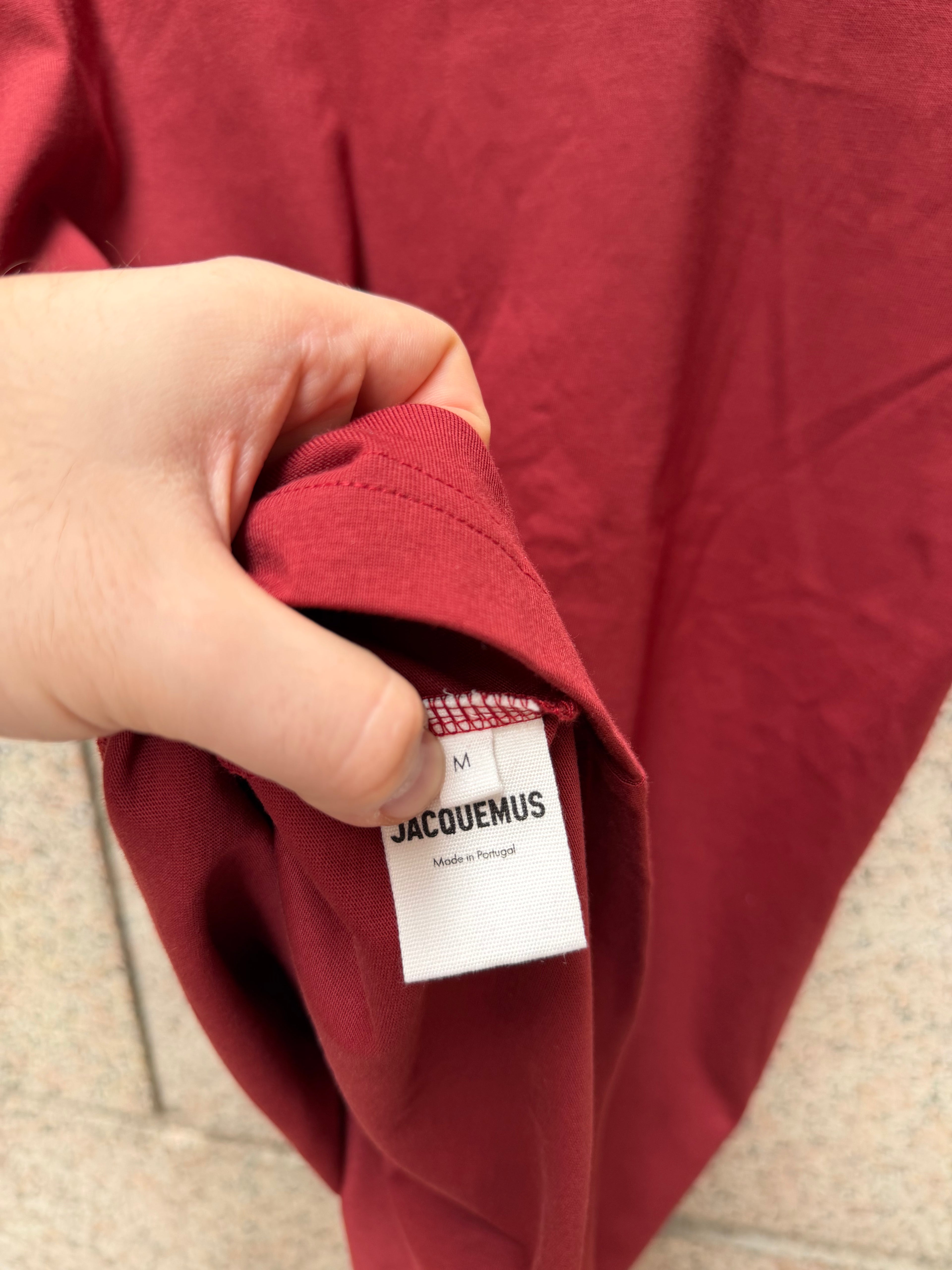Jacquemus Bag T- Shirt Burgundy - M (USED)