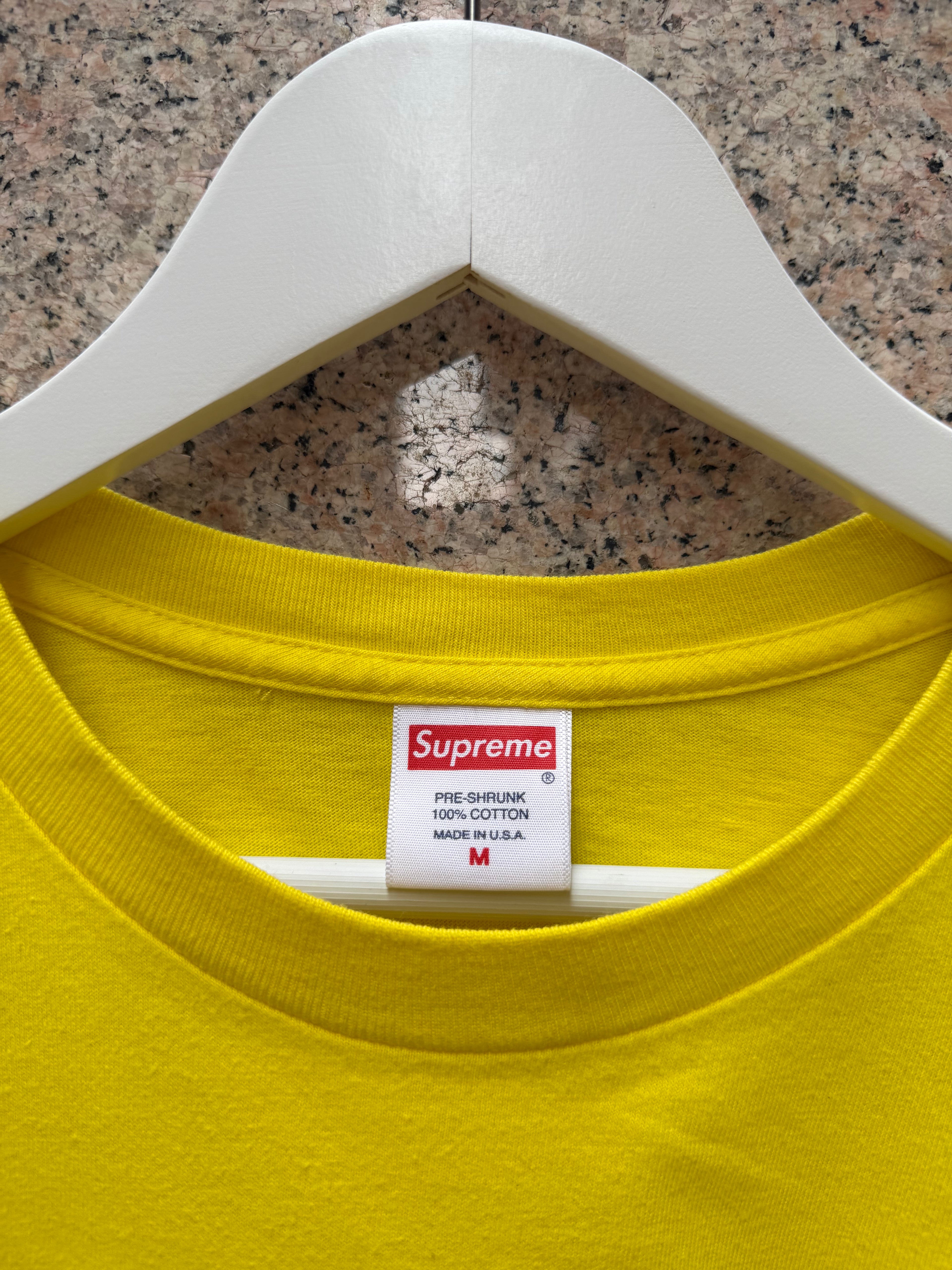 Supreme Bandana Logo Yellow- M (USED)