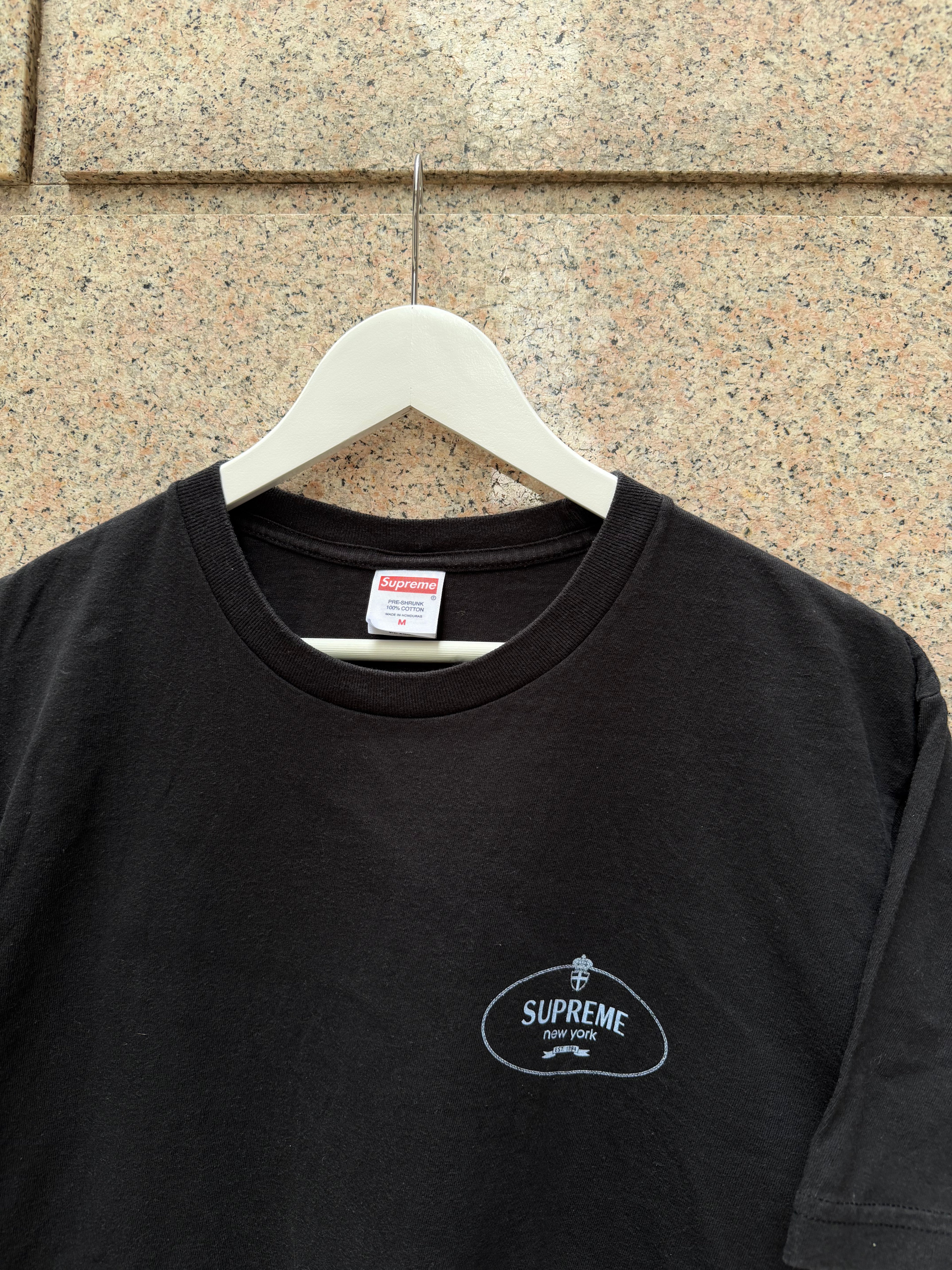 Supreme New York Tee Black - M (USED)