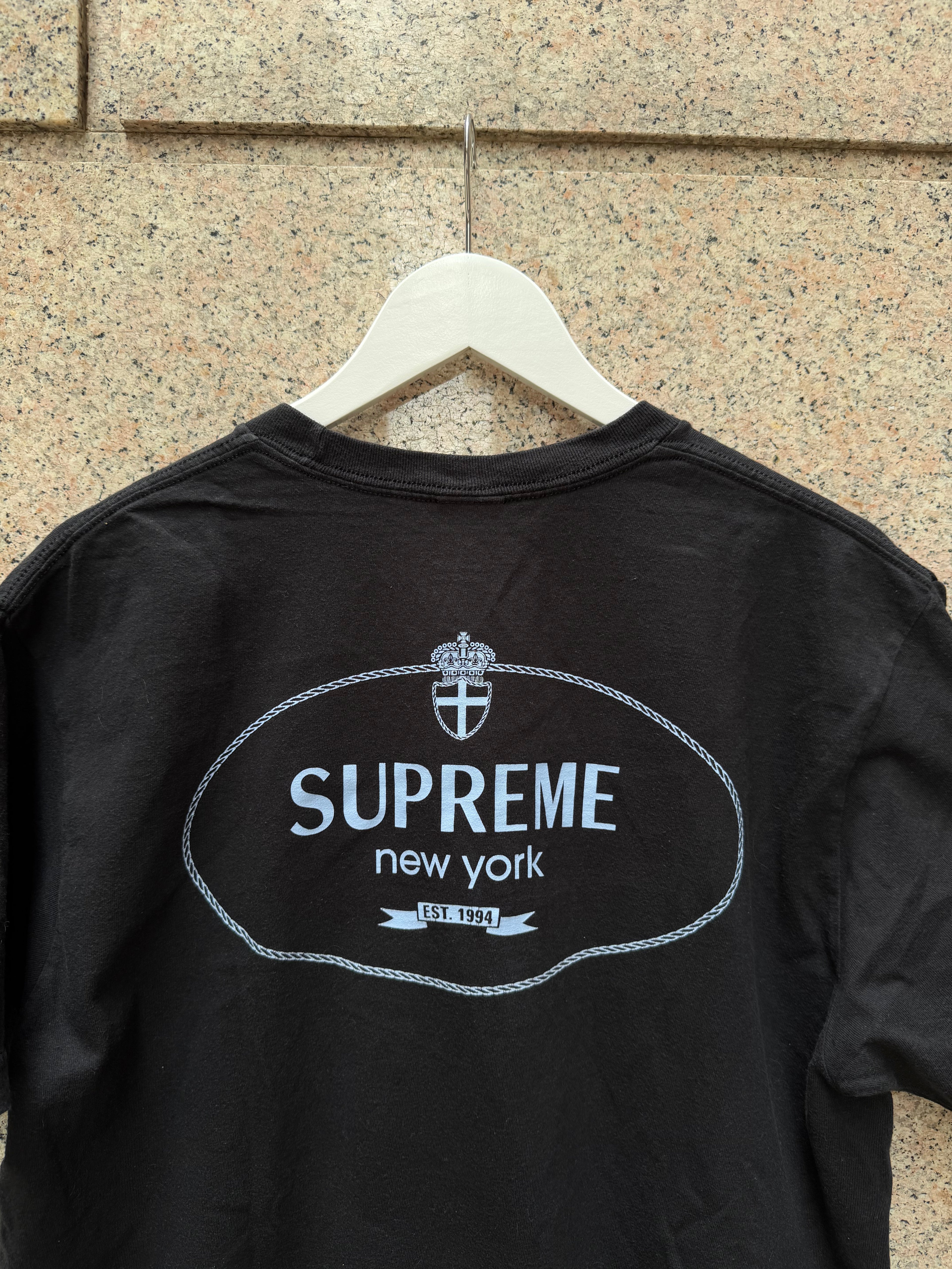 Supreme New York Tee Black - M (USED)