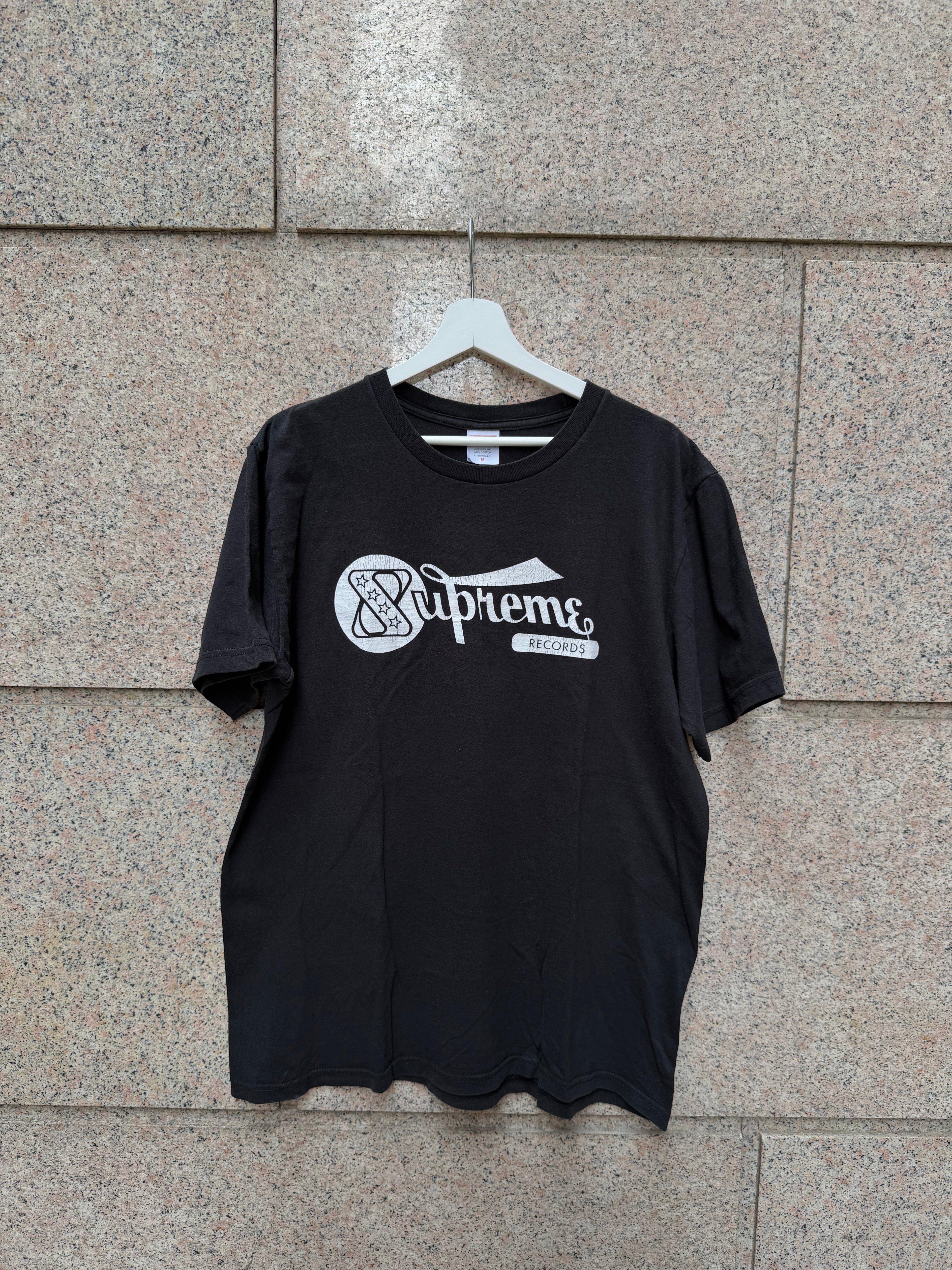Supreme Records Tee Black - M (USED)
