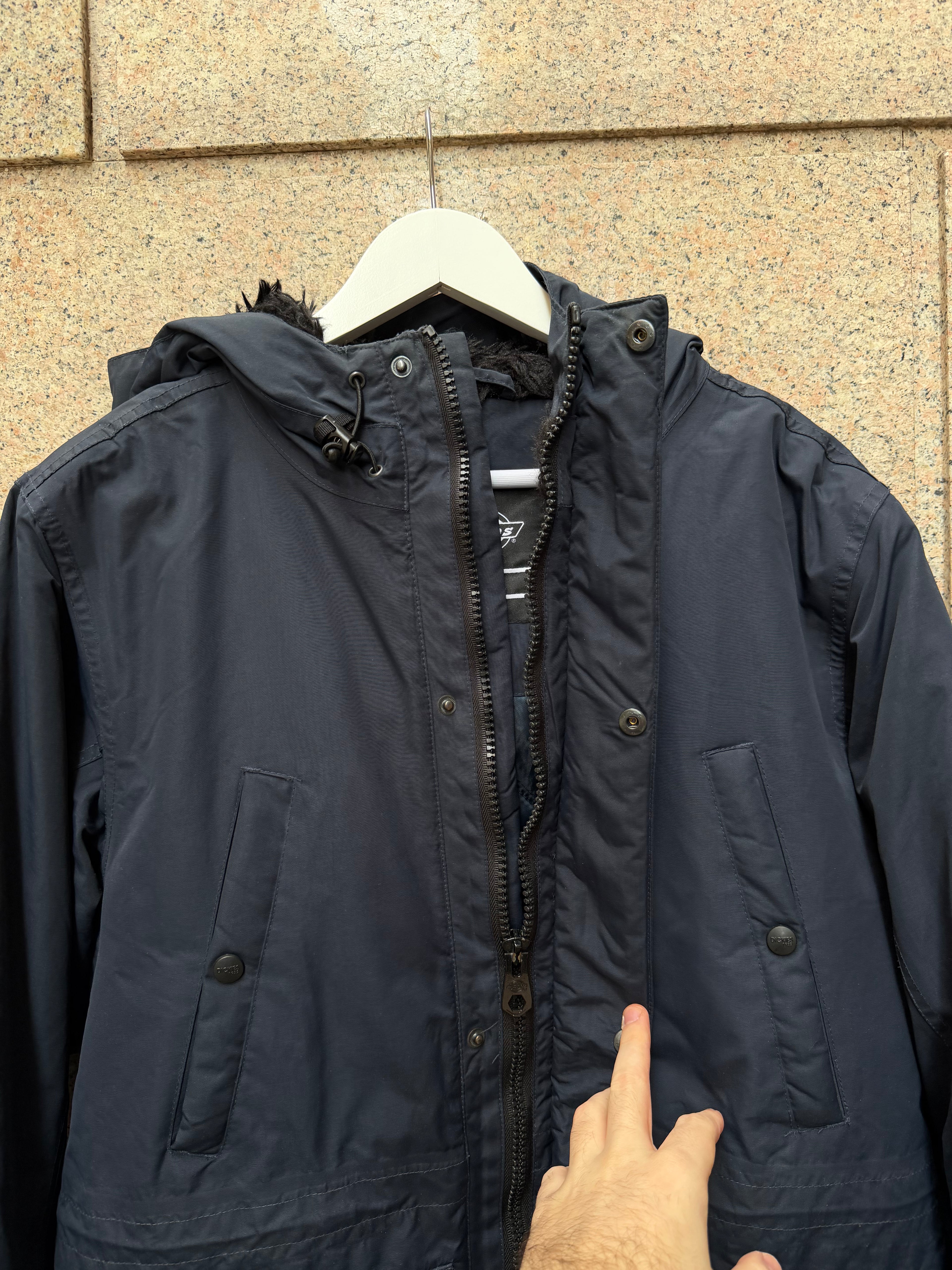 Dickies Parka Jacket Navy - S (USED)