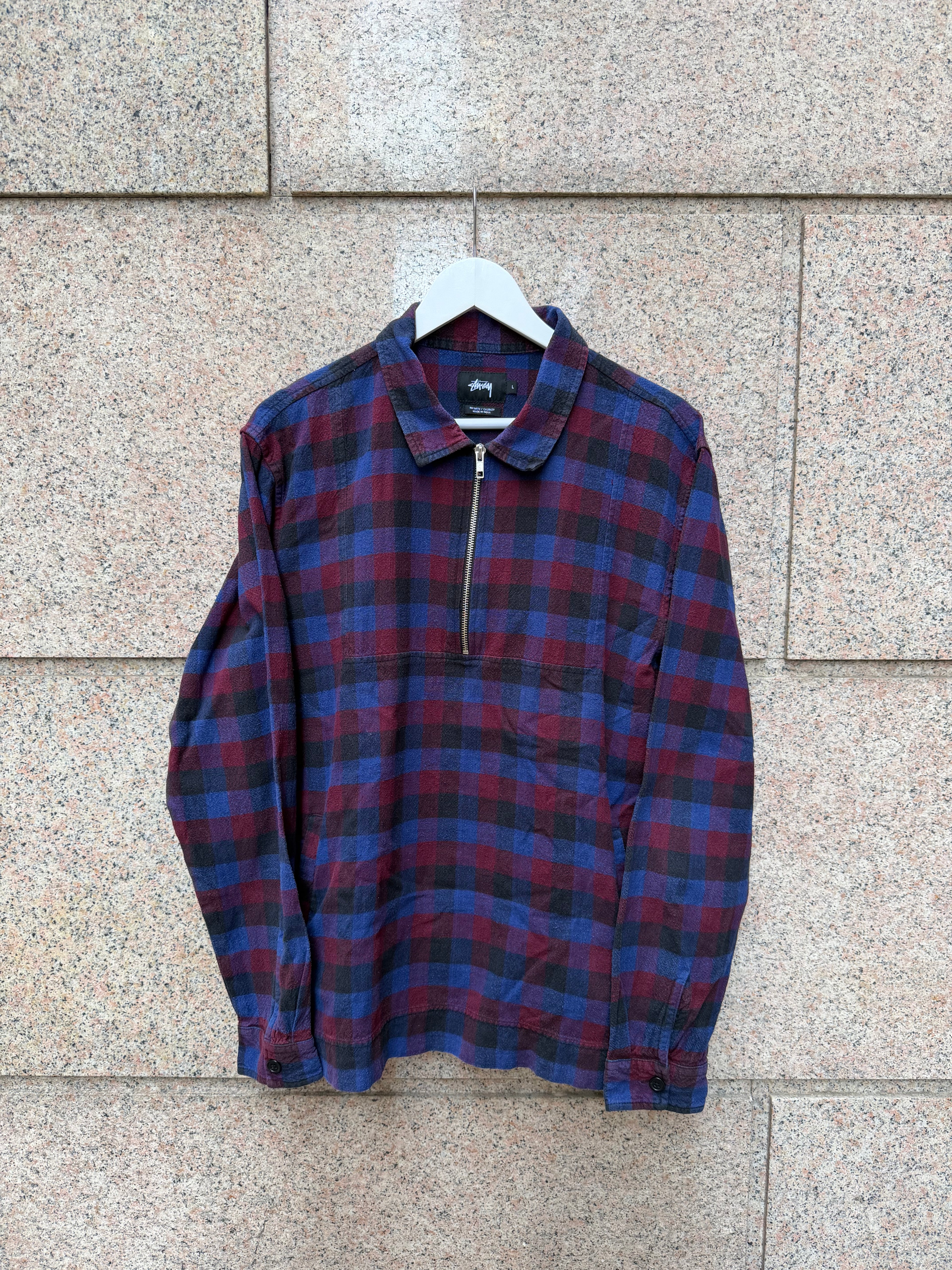 Stussy Zip Up Shirt  - L (USED)