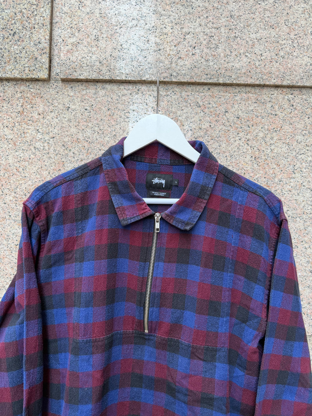 Stussy Zip Up Shirt  - L (USED)