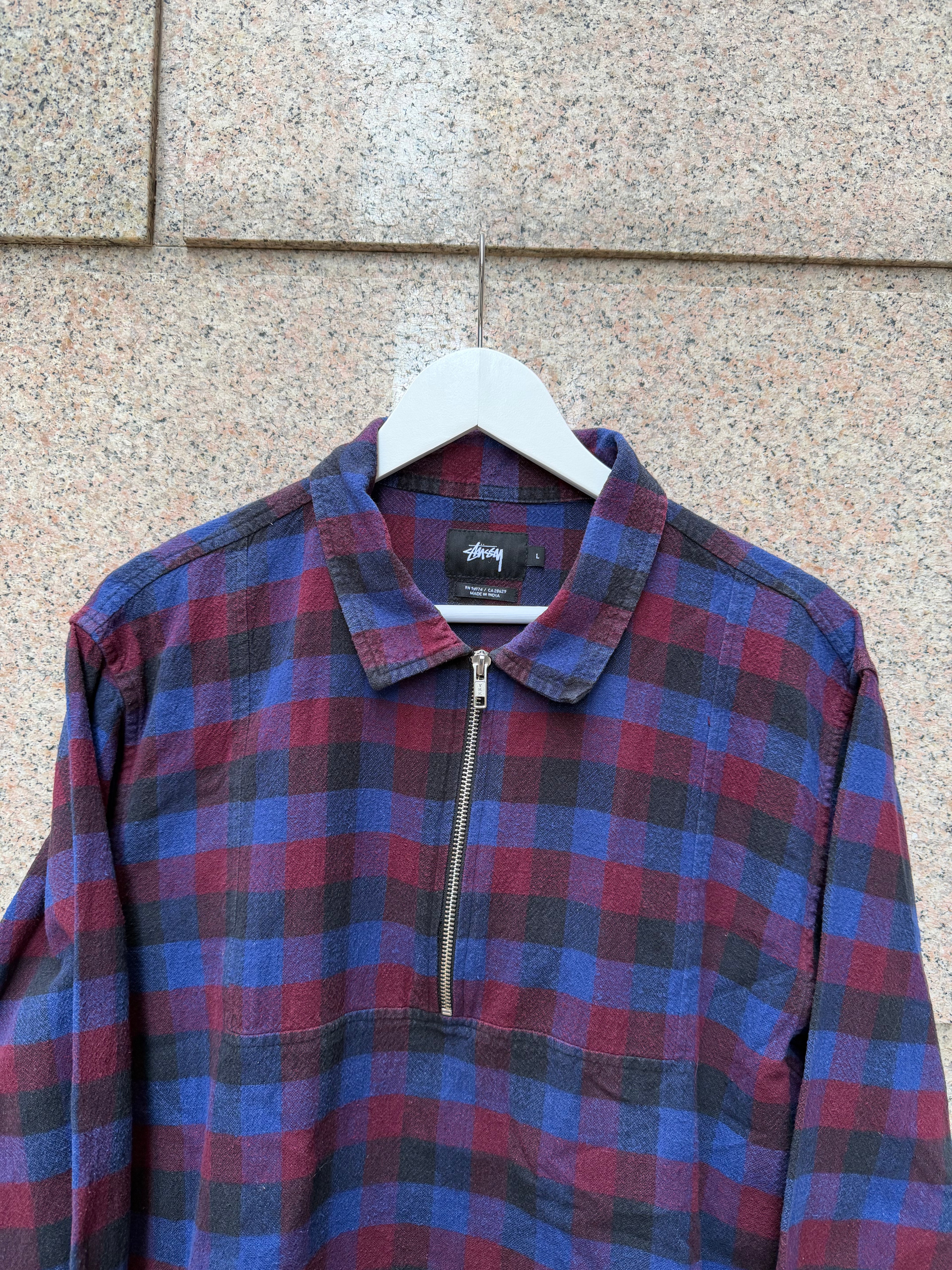 Stussy Zip Up Shirt  - L (USED)