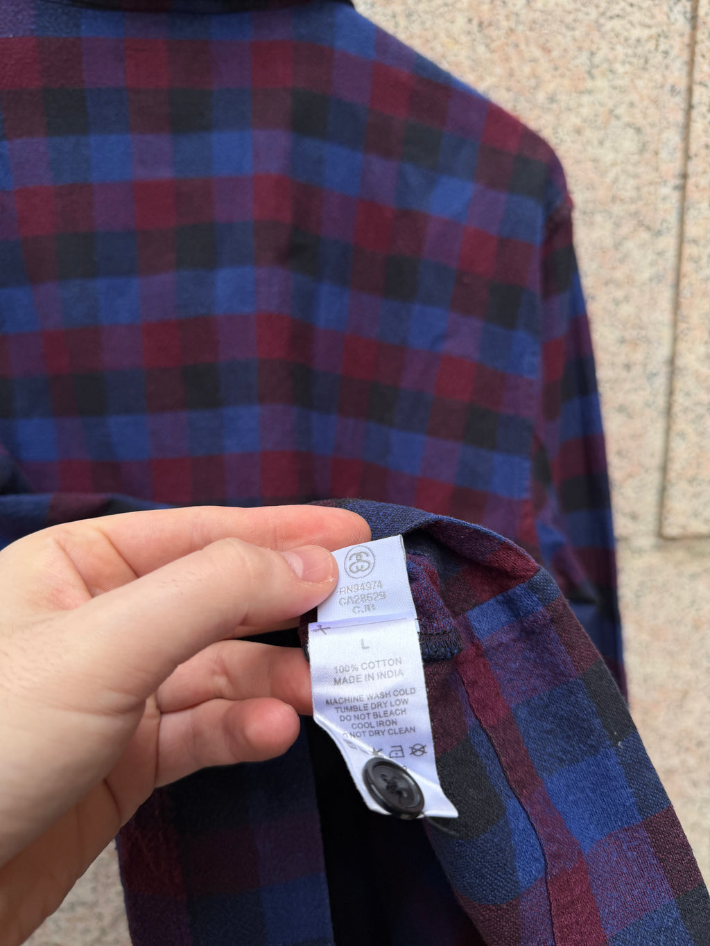 Stussy Zip Up Shirt  - L (USED)