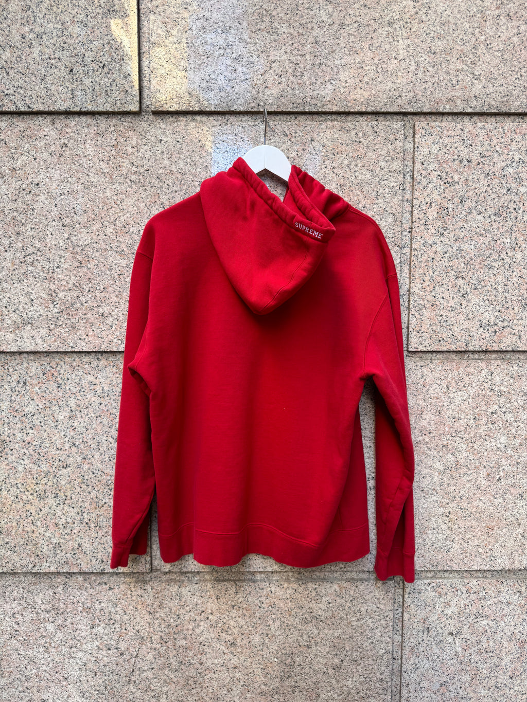 Supreme X NIke Hoodie Red - L (USED)