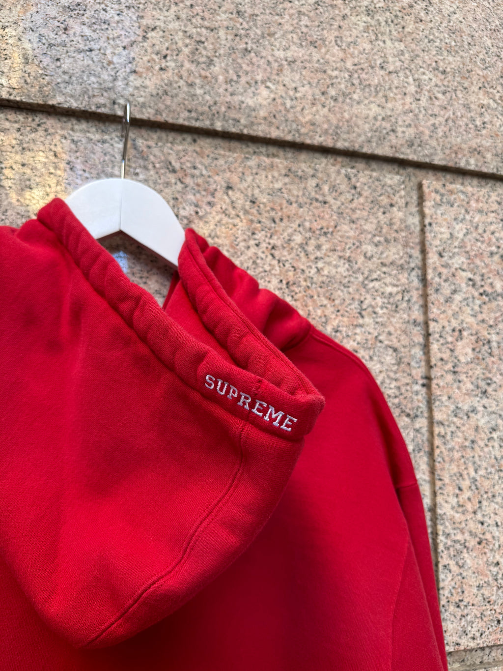 Supreme X NIke Hoodie Red - L (USED)